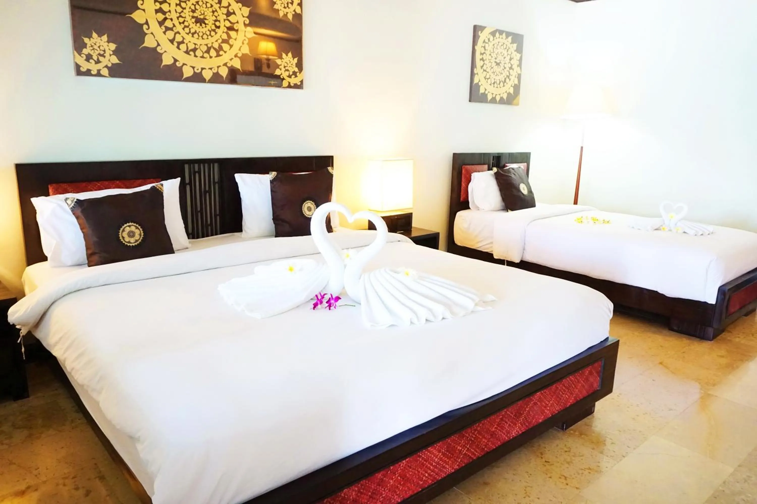 Bedroom, Bed in Lamai Inn 99 Bungalows