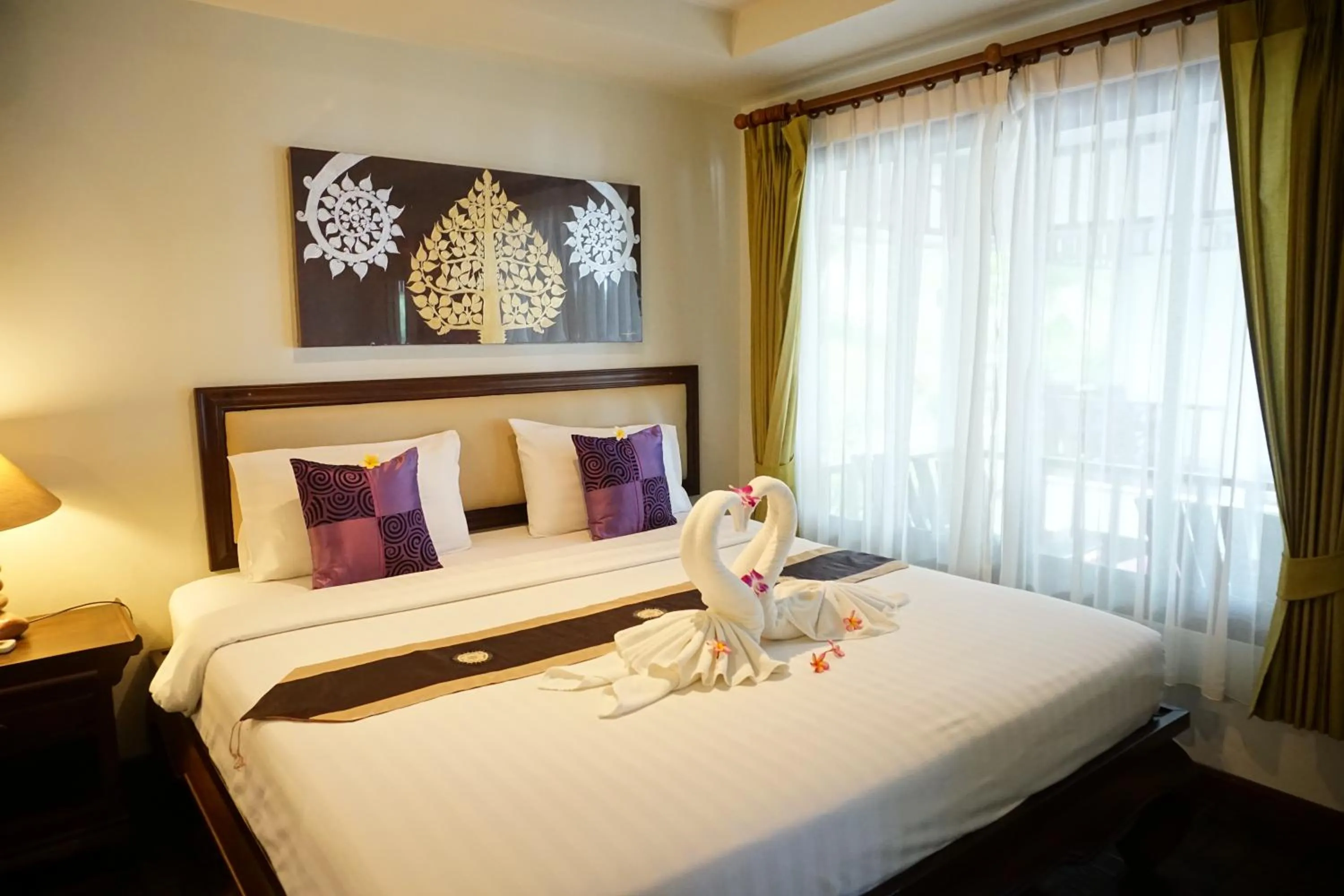 Bedroom, Bed in Lamai Inn 99 Bungalows