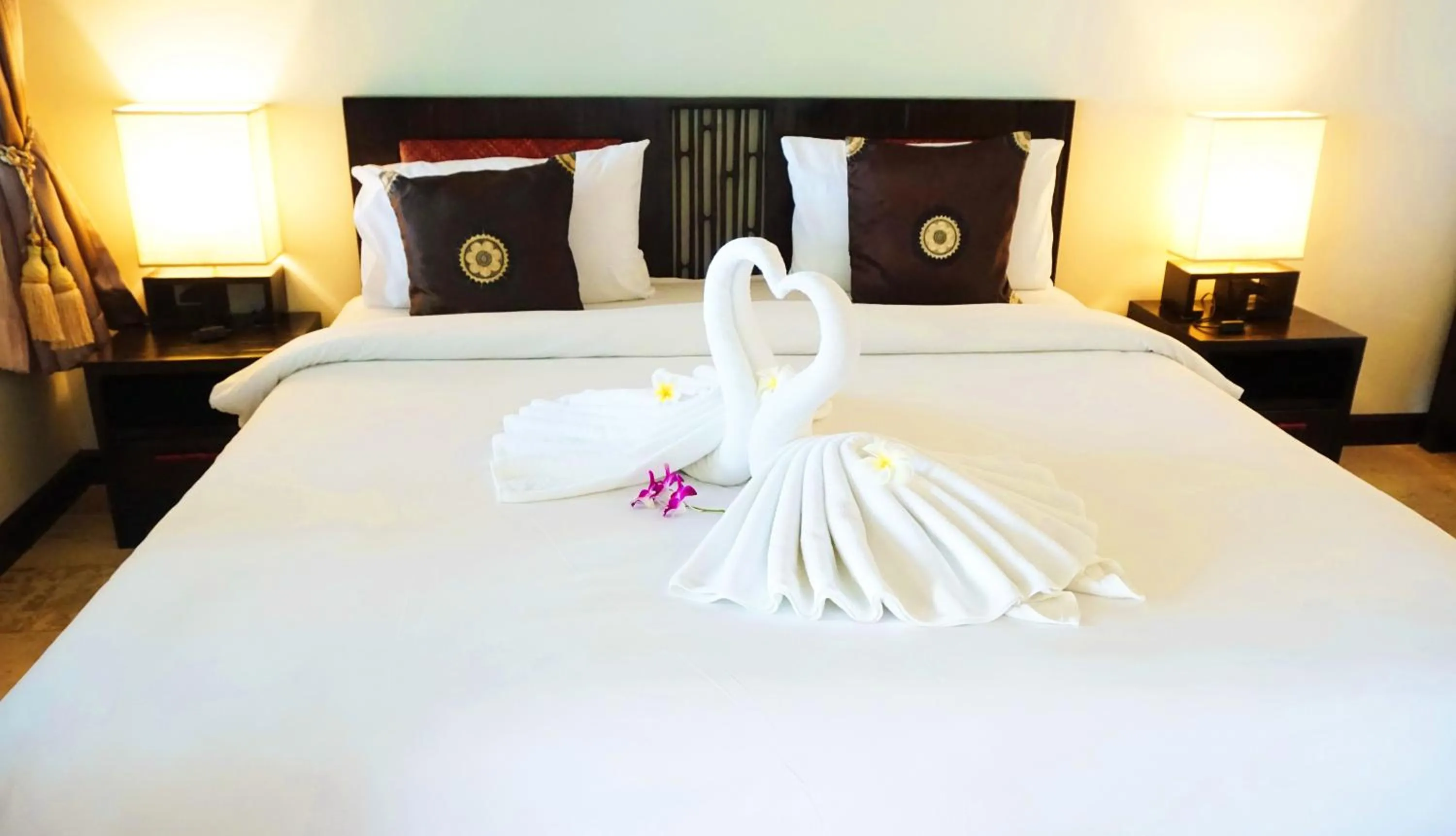 Bedroom, Bed in Lamai Inn 99 Bungalows