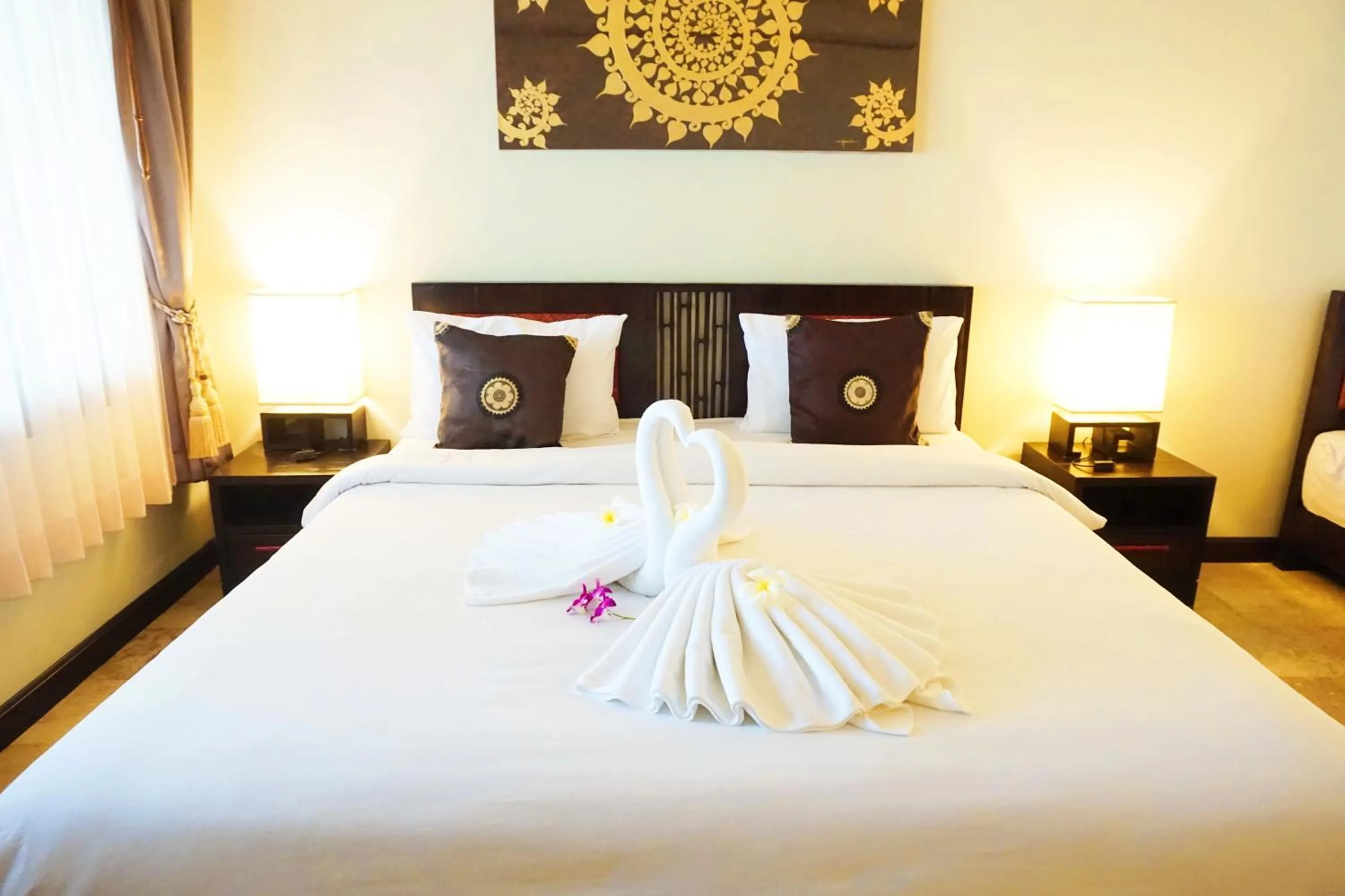 Bedroom, Bed in Lamai Inn 99 Bungalows