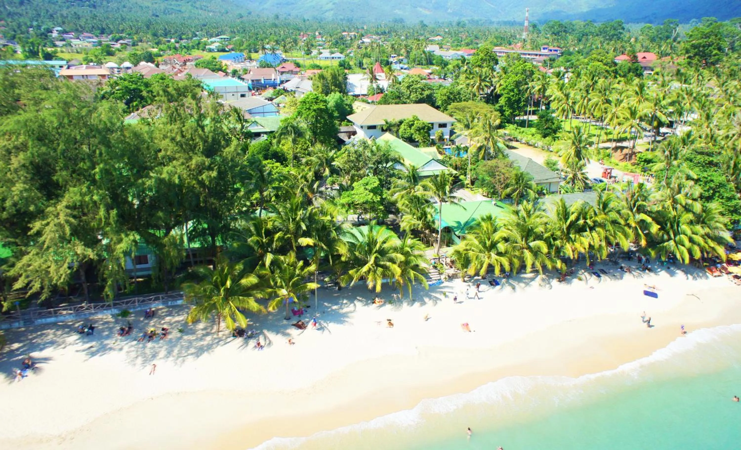 Bird's eye view in Lamai Inn 99 Bungalows