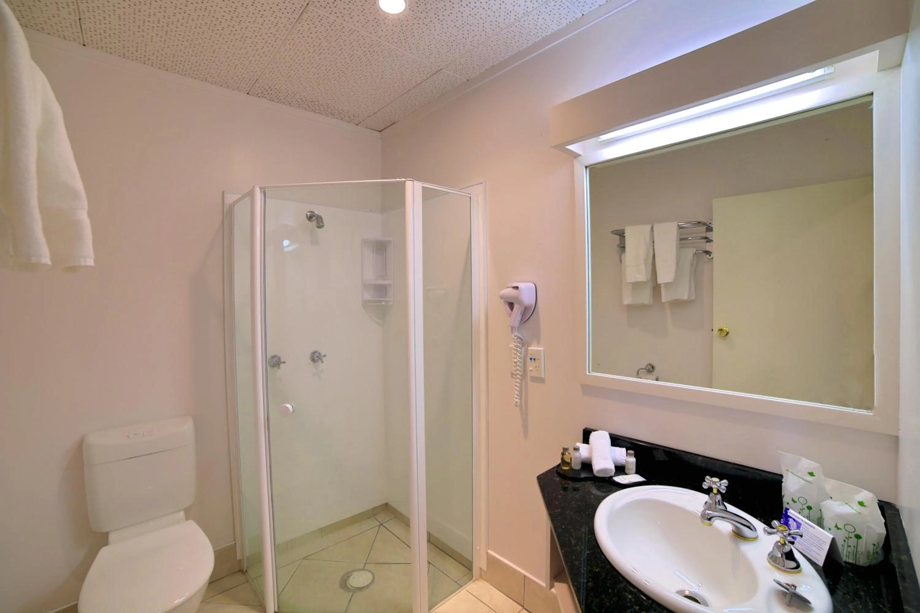 Shower in Brentwood Hotel