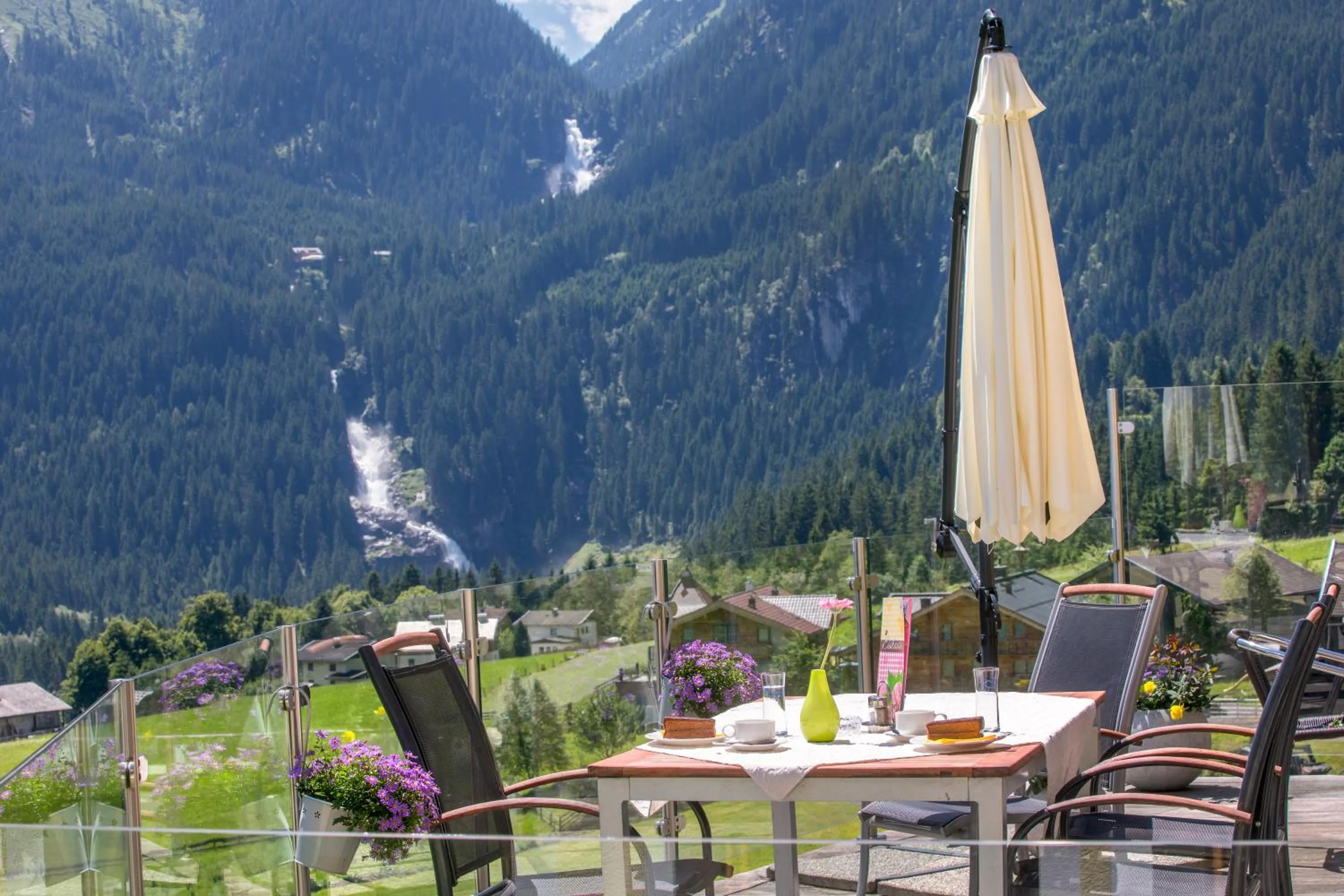 Balcony/Terrace in Panoramahotel Burgeck