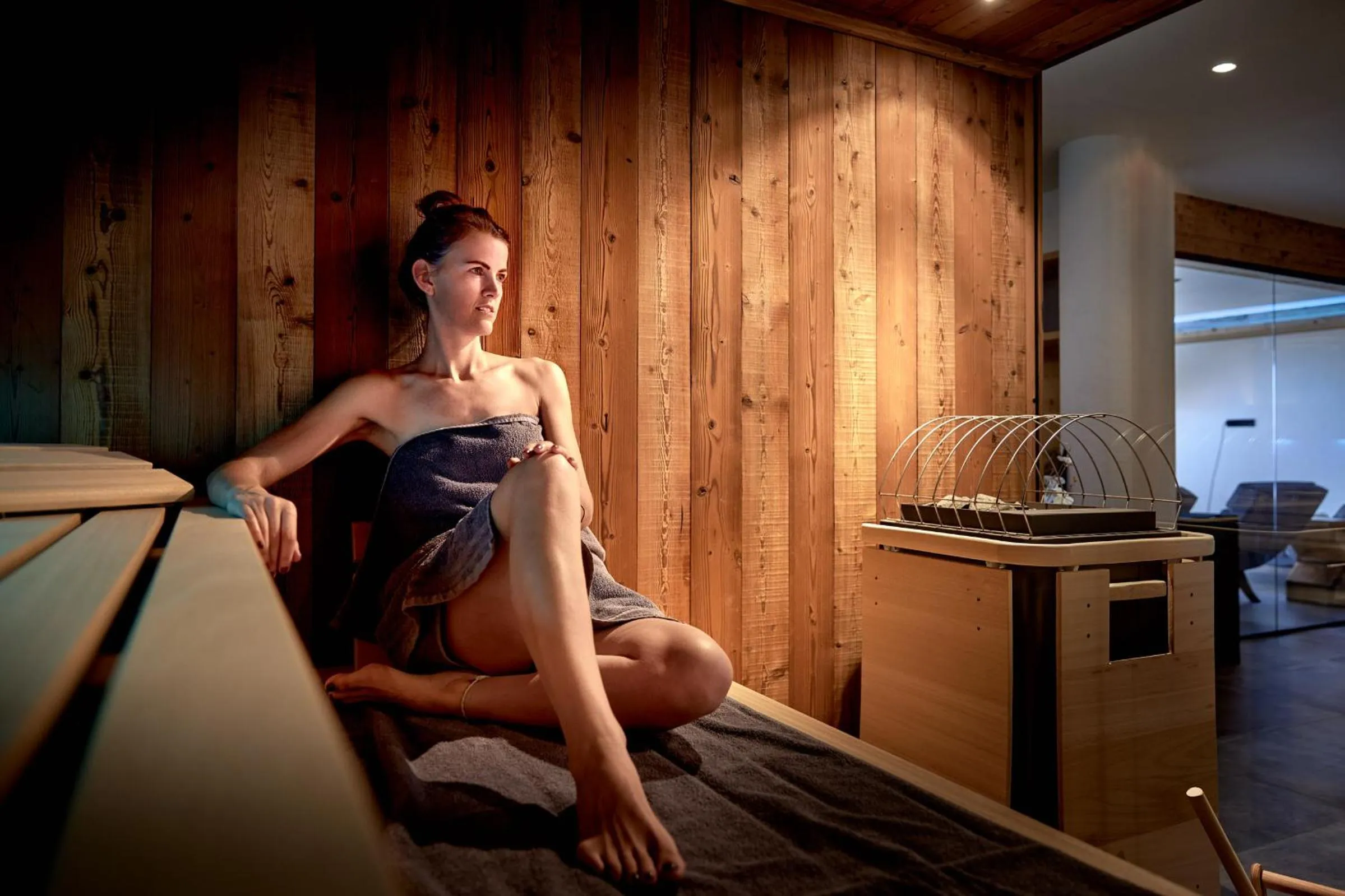 Sauna in Panoramahotel Burgeck