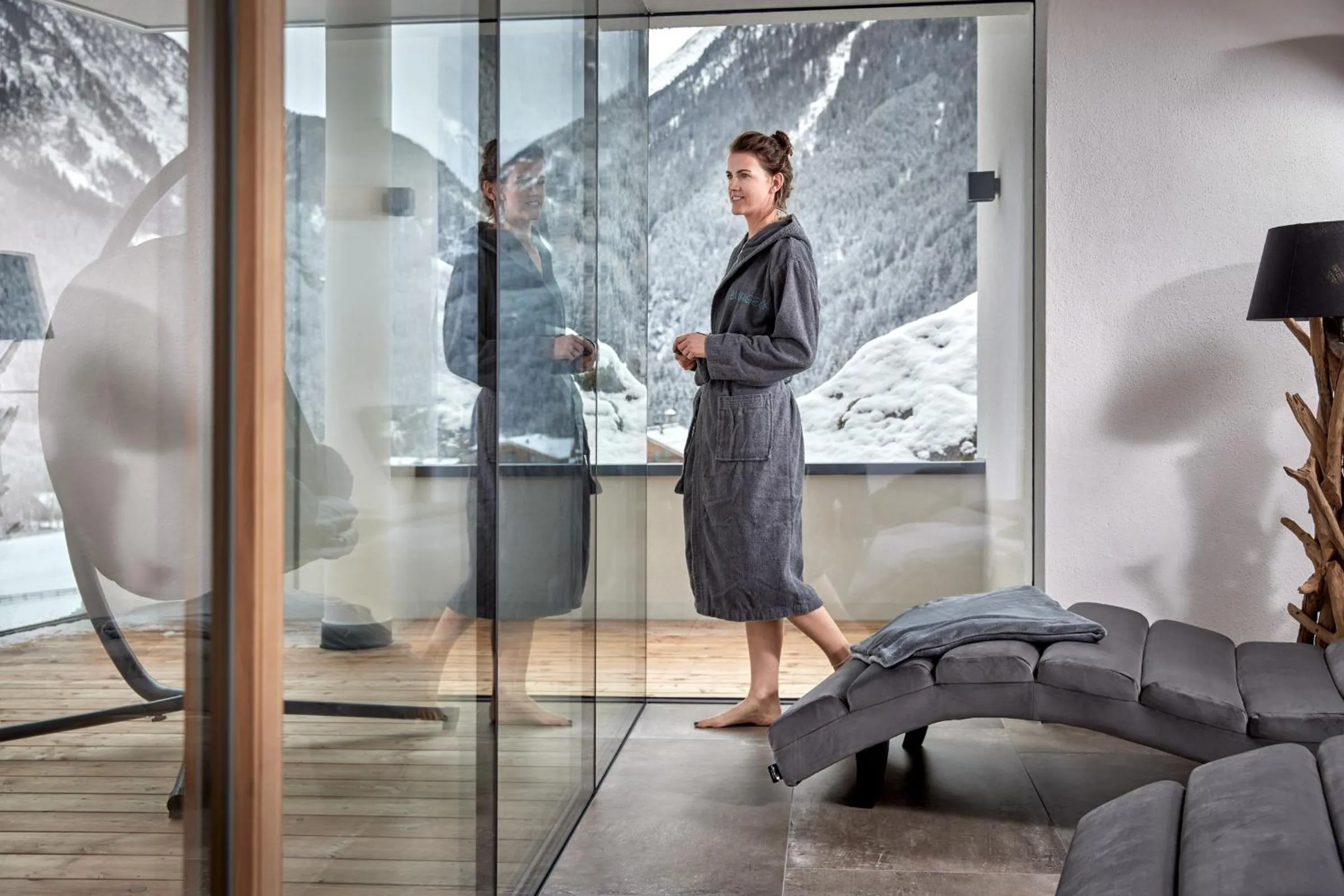 Sauna in Panoramahotel Burgeck