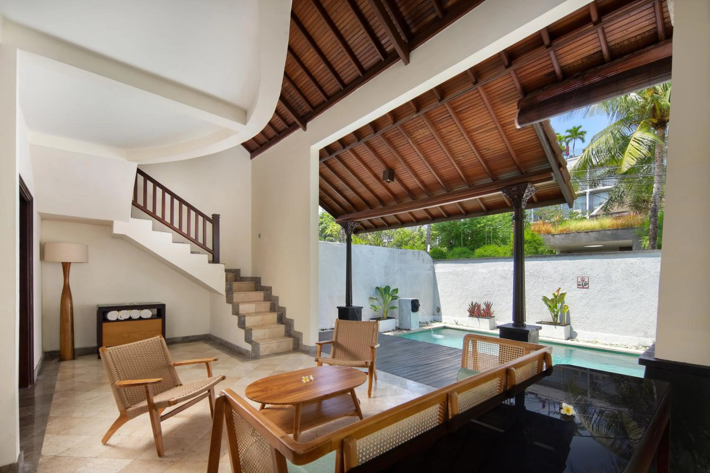 Living room in The Club Villas Seminyak