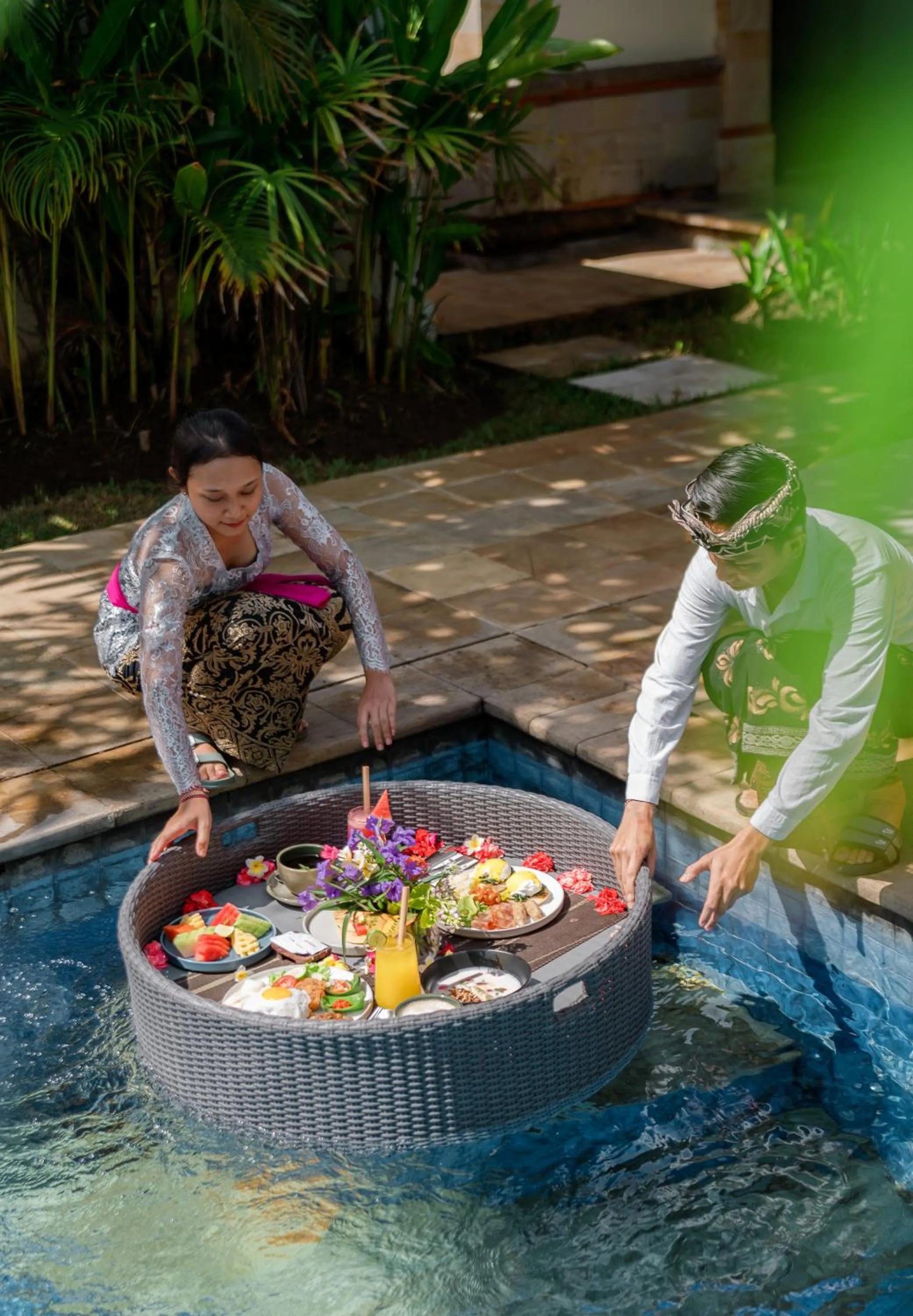 Food and drinks in The Club Villas Seminyak