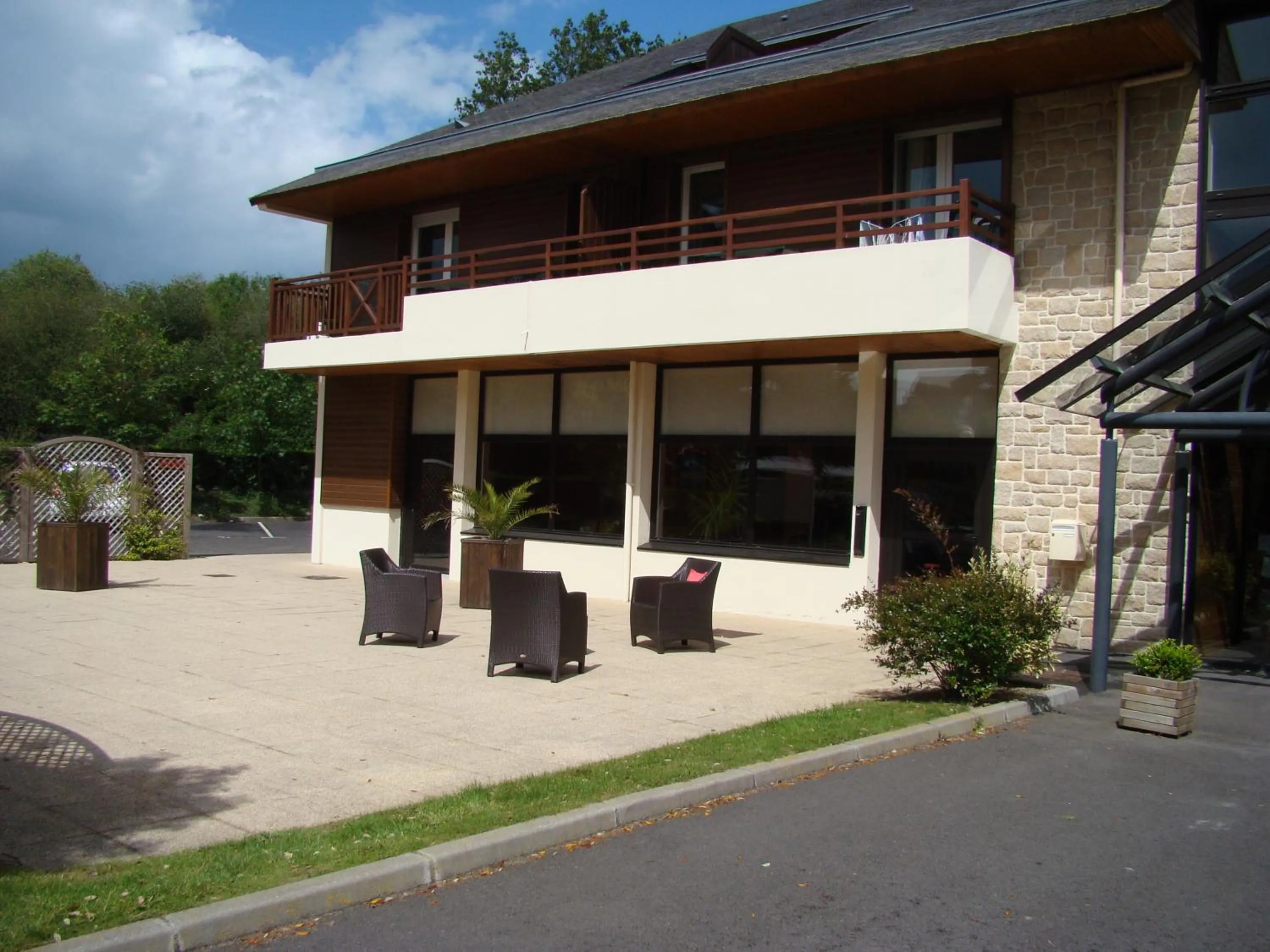 Patio in Lagrange Vacances Les Roches Douvres