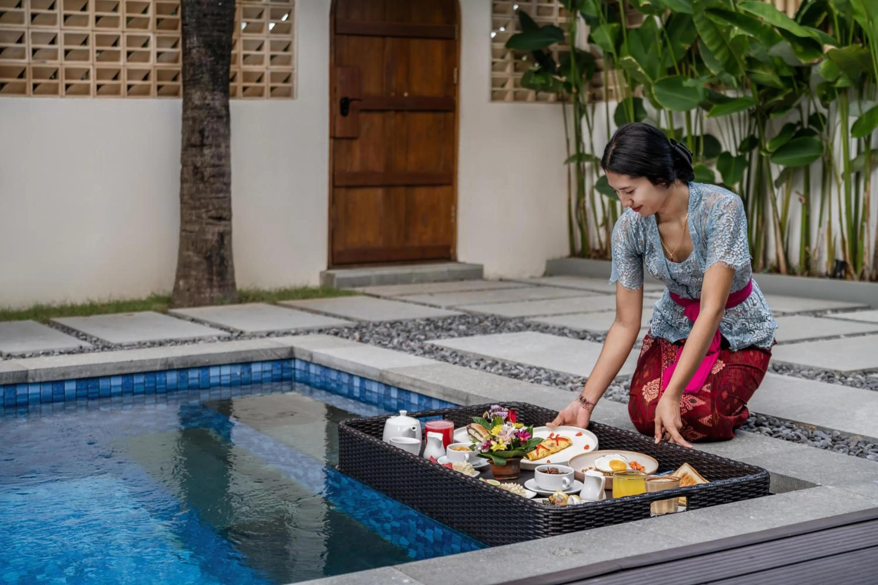 Food and drinks in Nirwana Beach & Resort