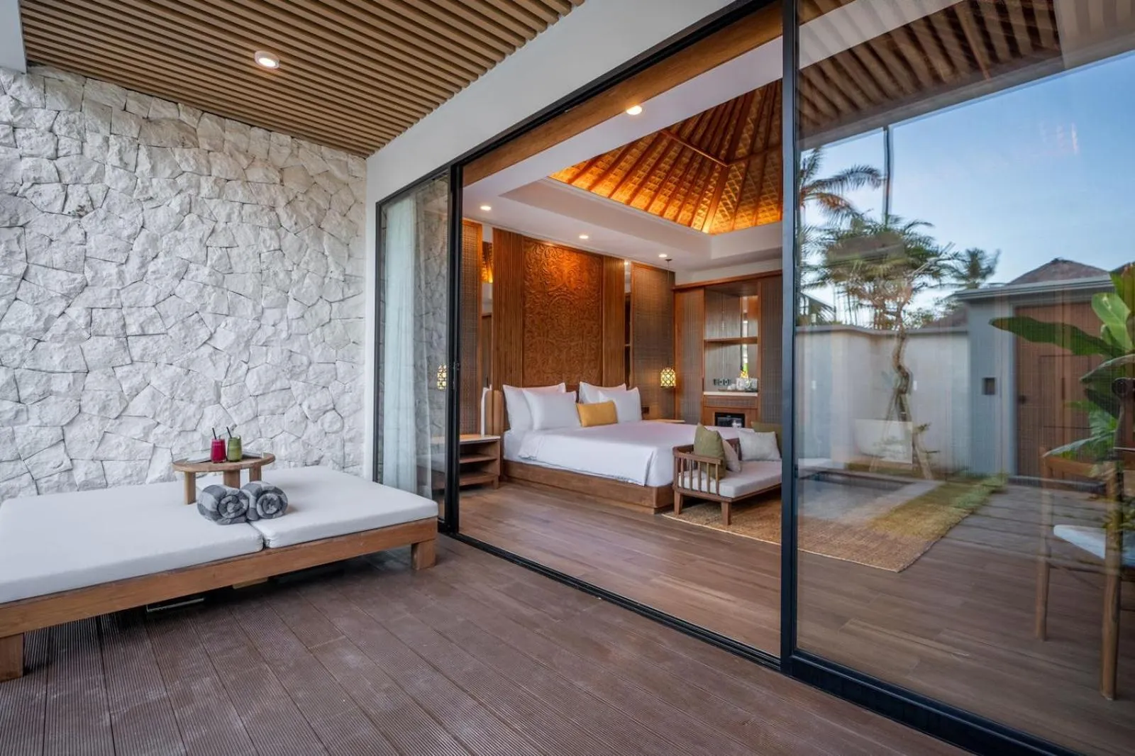 Photo of the whole room, Bed in Nirwana Beach & Resort