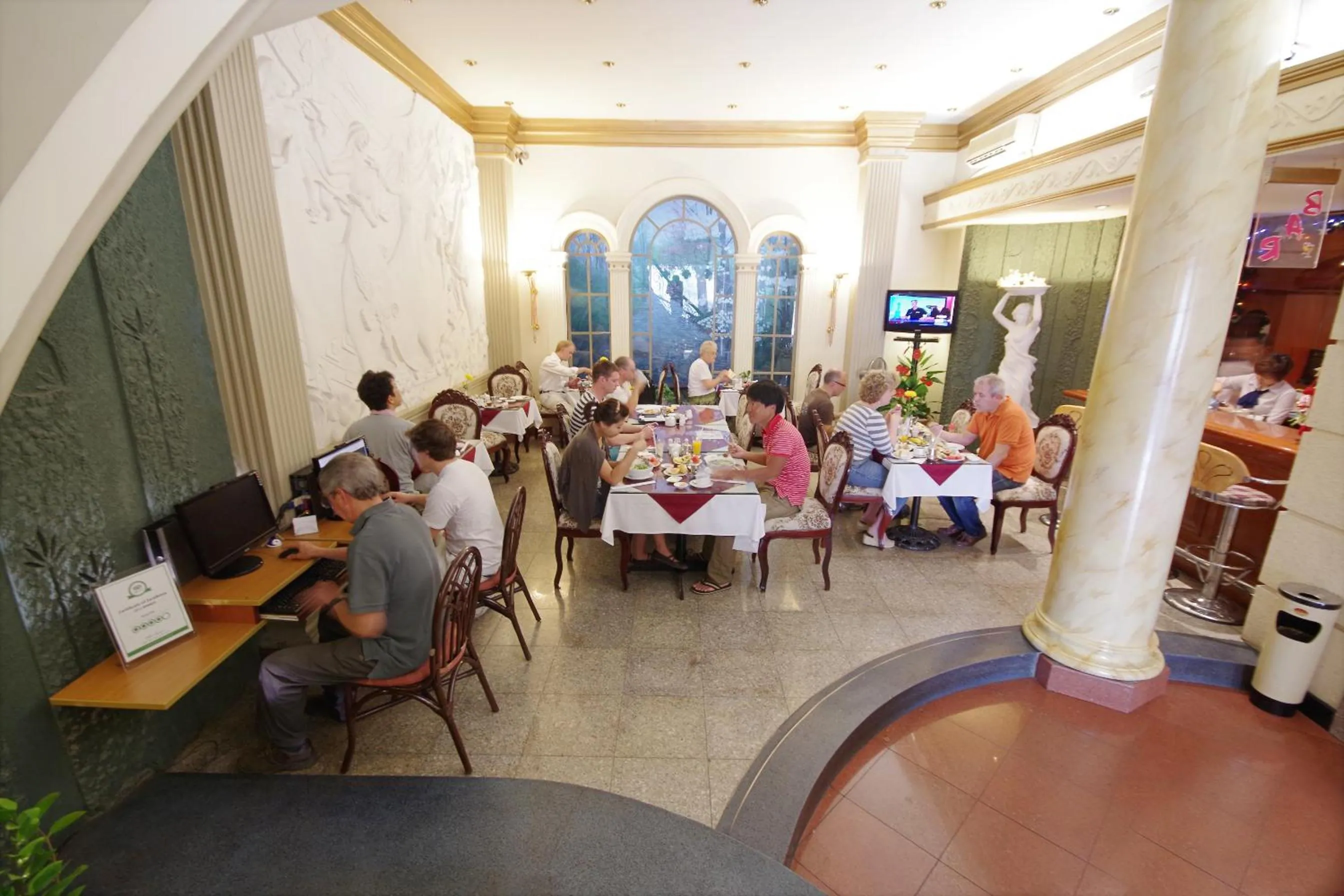 People in The Spring Hotel