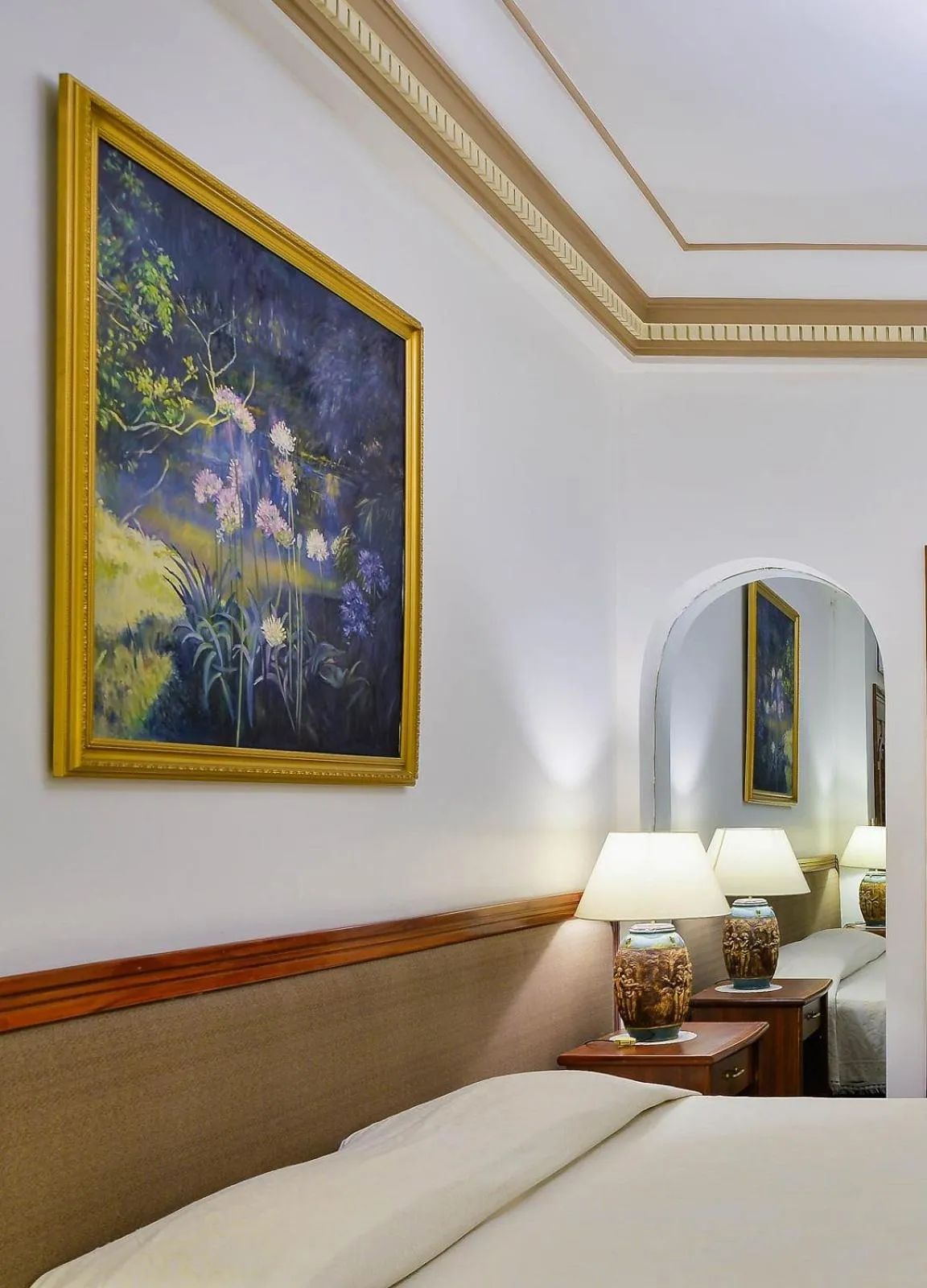 Decorative detail, Bed in The Spring Hotel