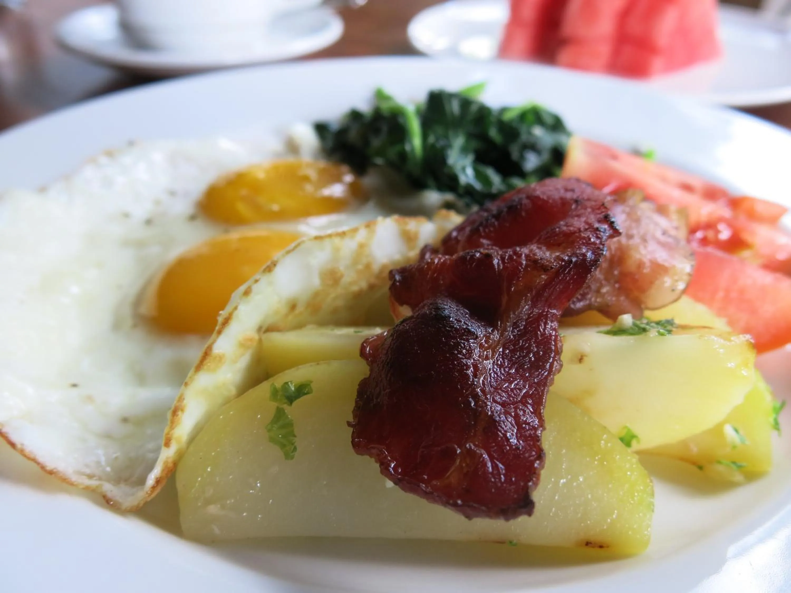 American breakfast in Hotel Puriartha Ubud