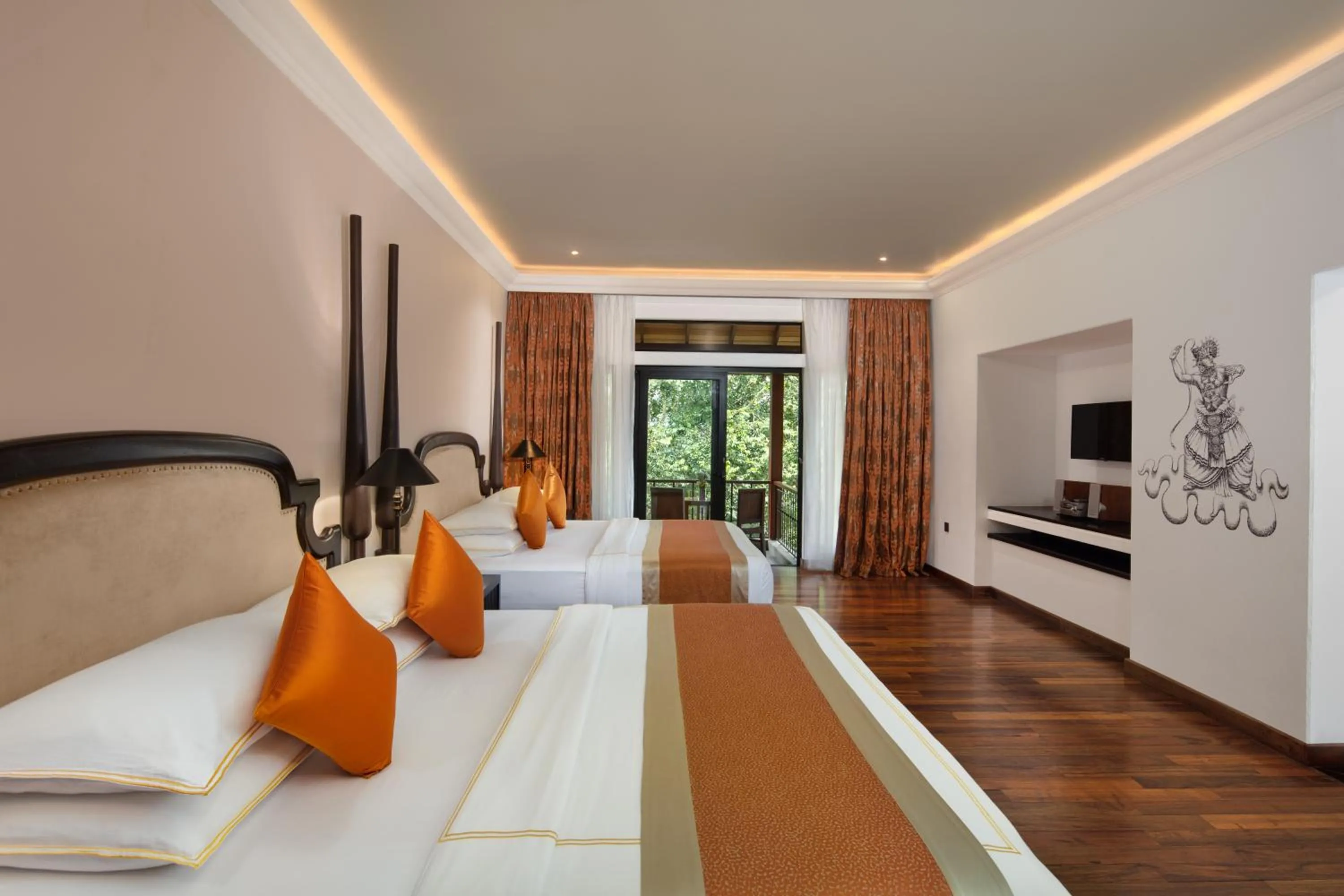 Garden, Bed in Earl's Regency Hotel