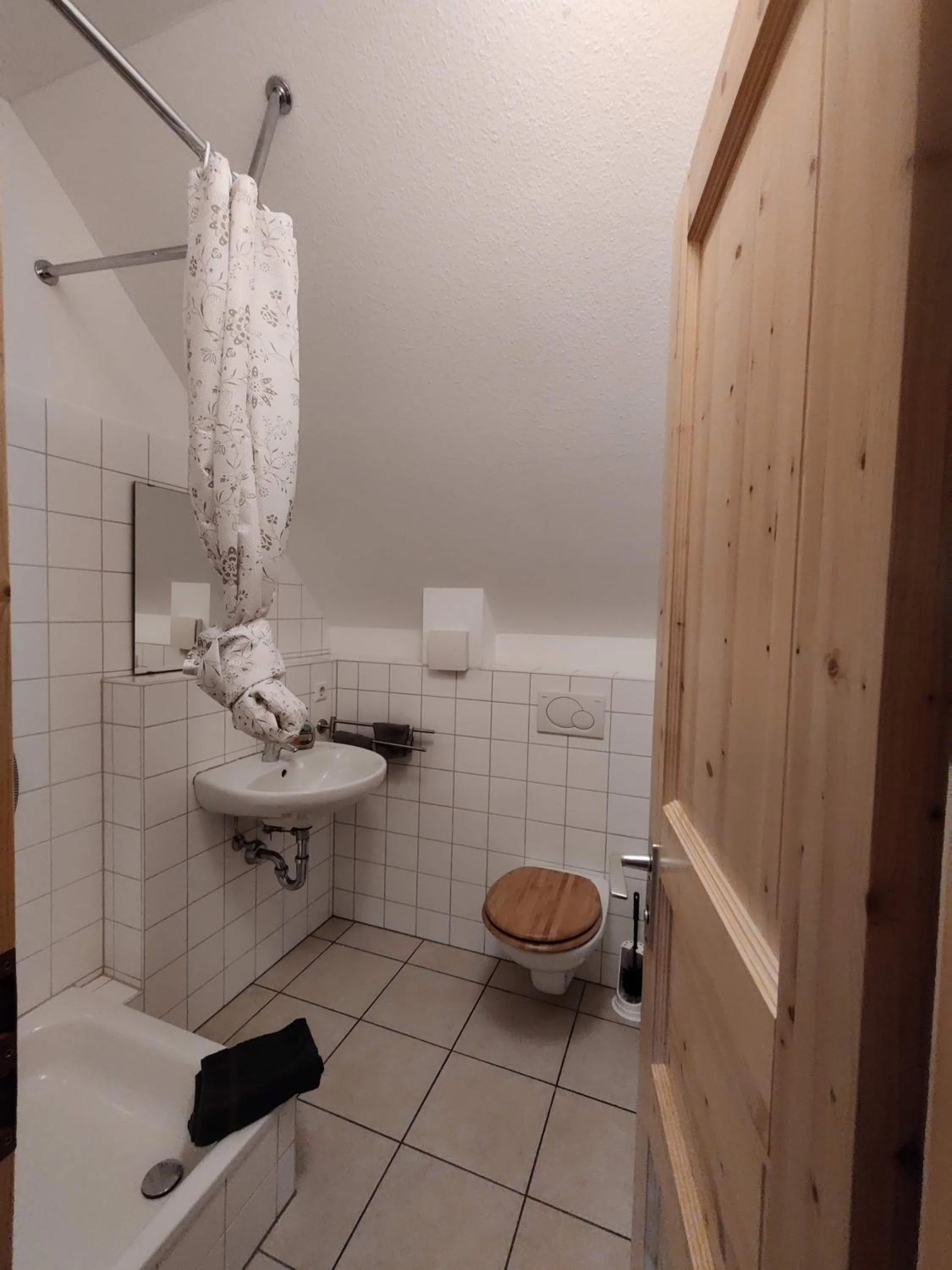 Bathroom in Berggasthaus Präger Böden