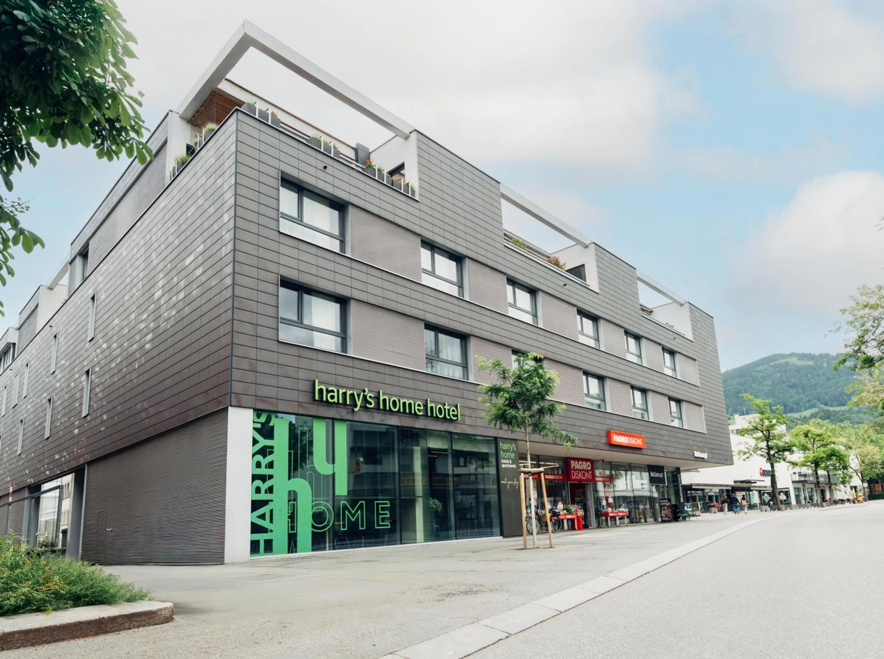 Property building in harry's home Dornbirn hotel & apartments