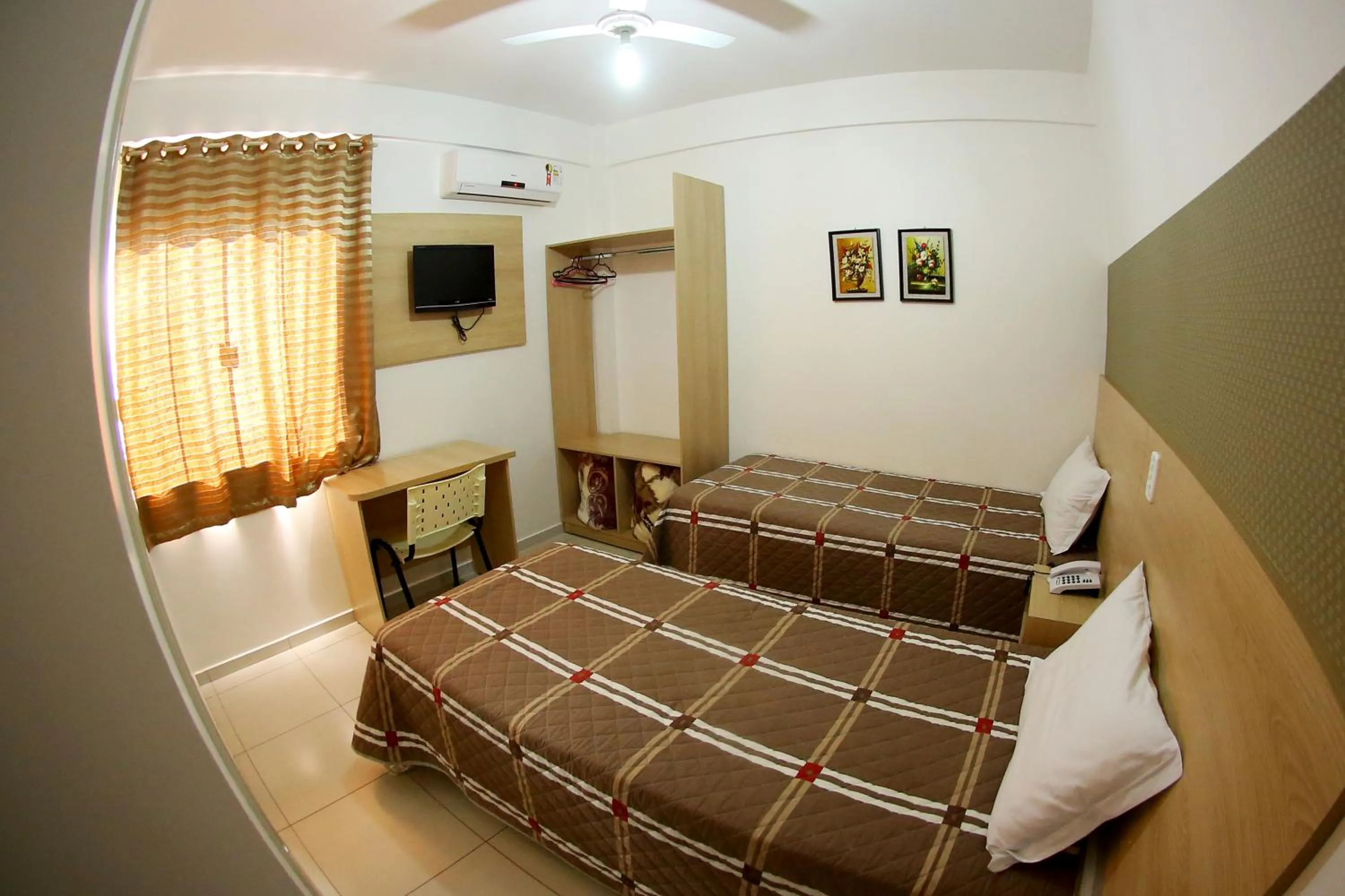 Photo of the whole room, Bed in Morangos Hotel