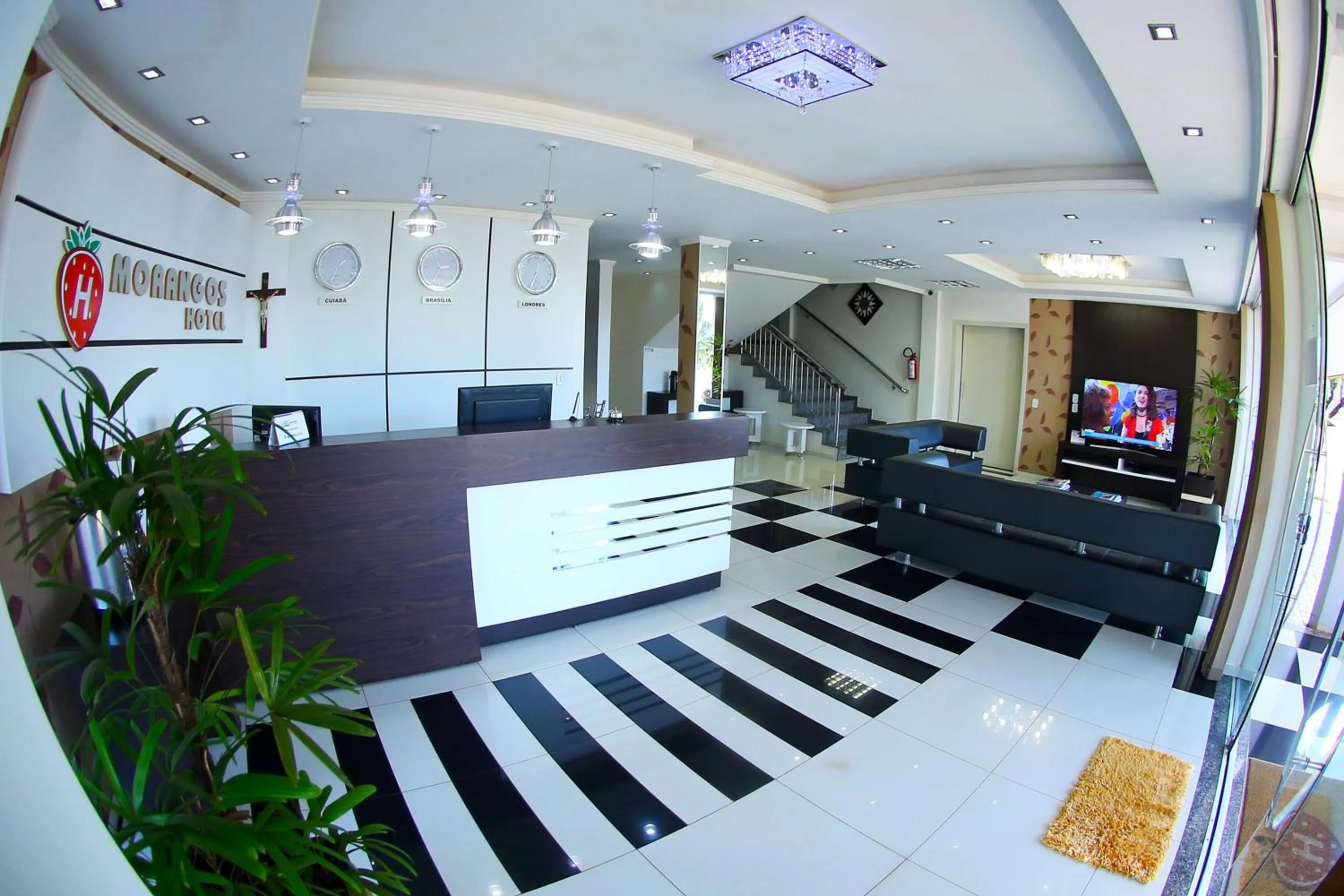 Lobby or reception in Morangos Hotel