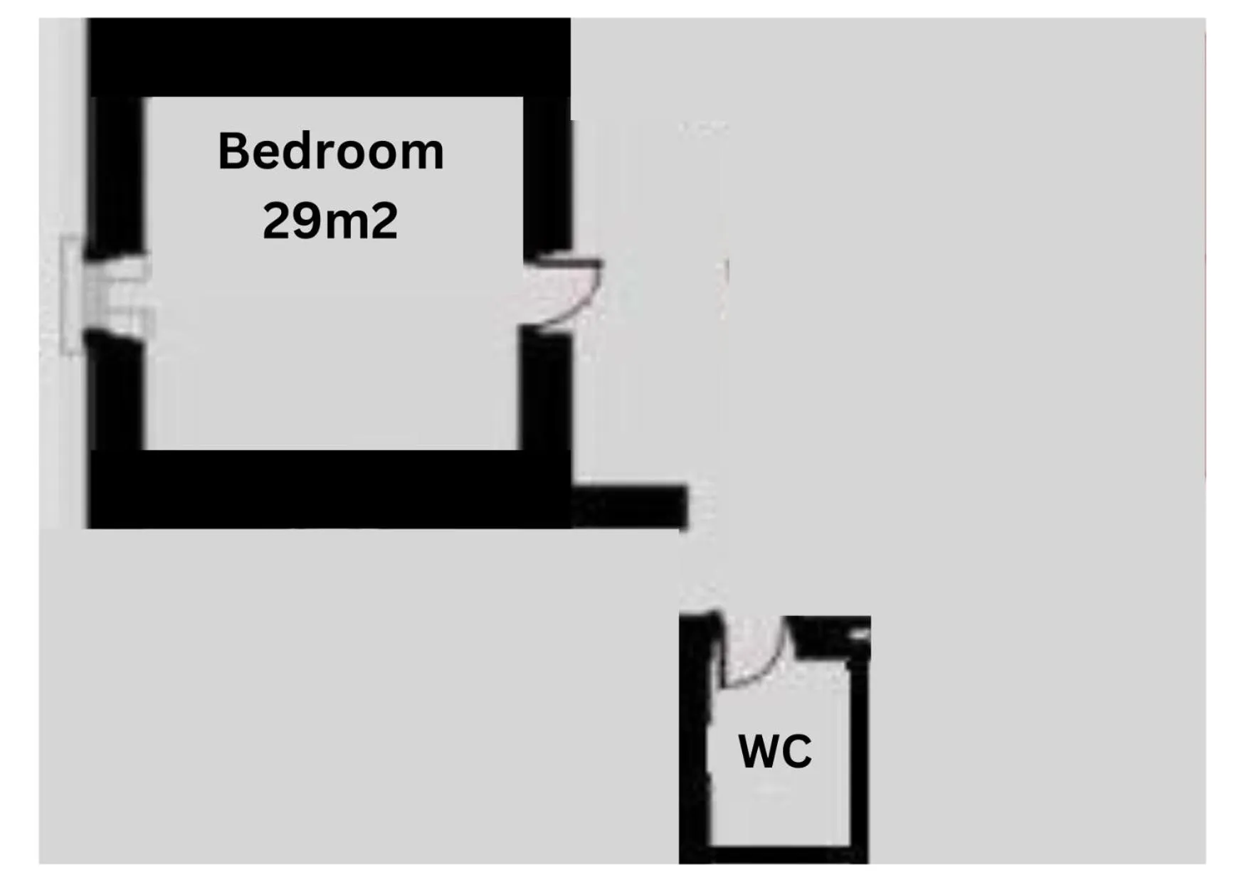 Floor plan, Bed in Quinta Do Scoto