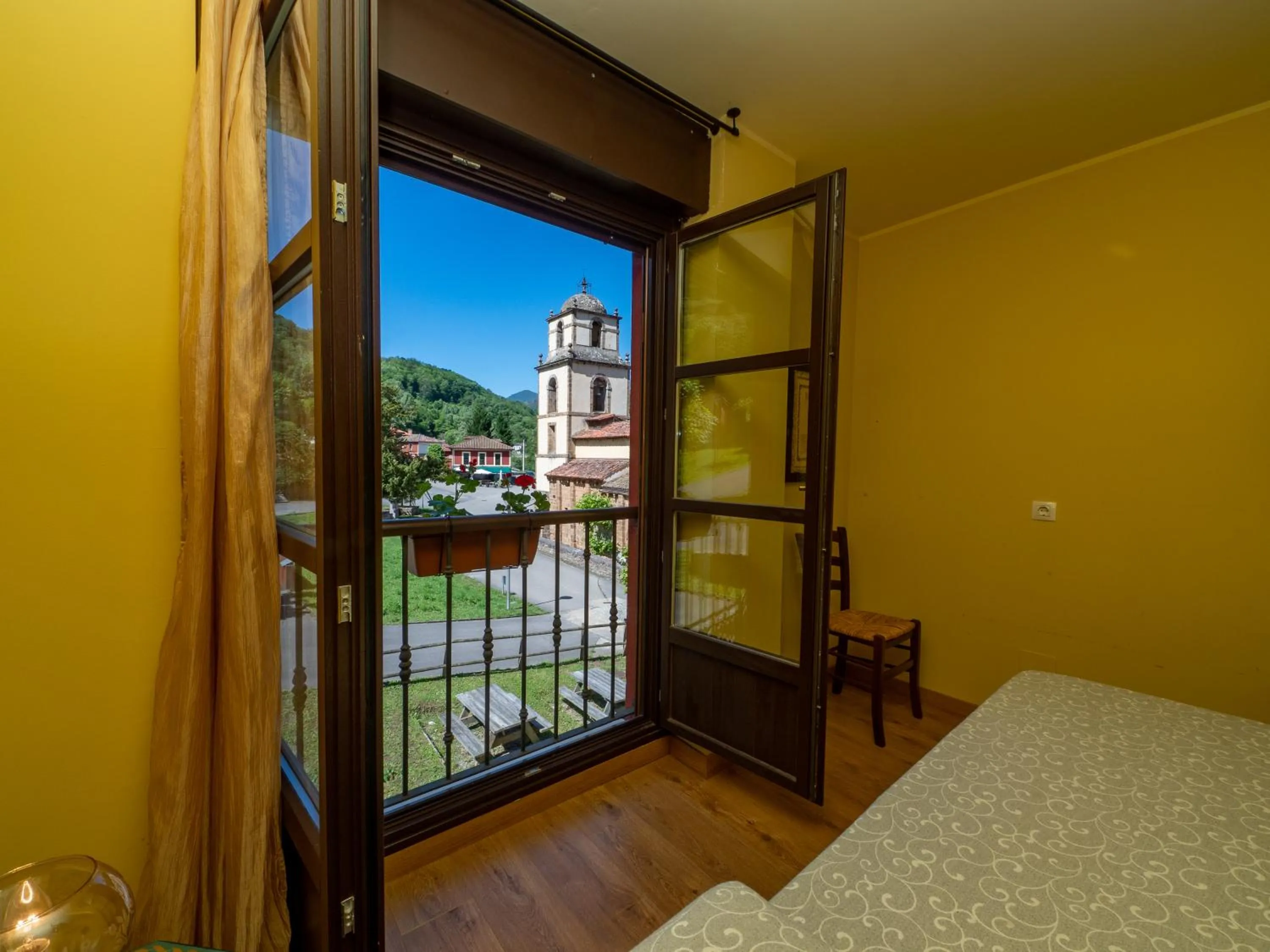 Bed in La Posta del Camín Real