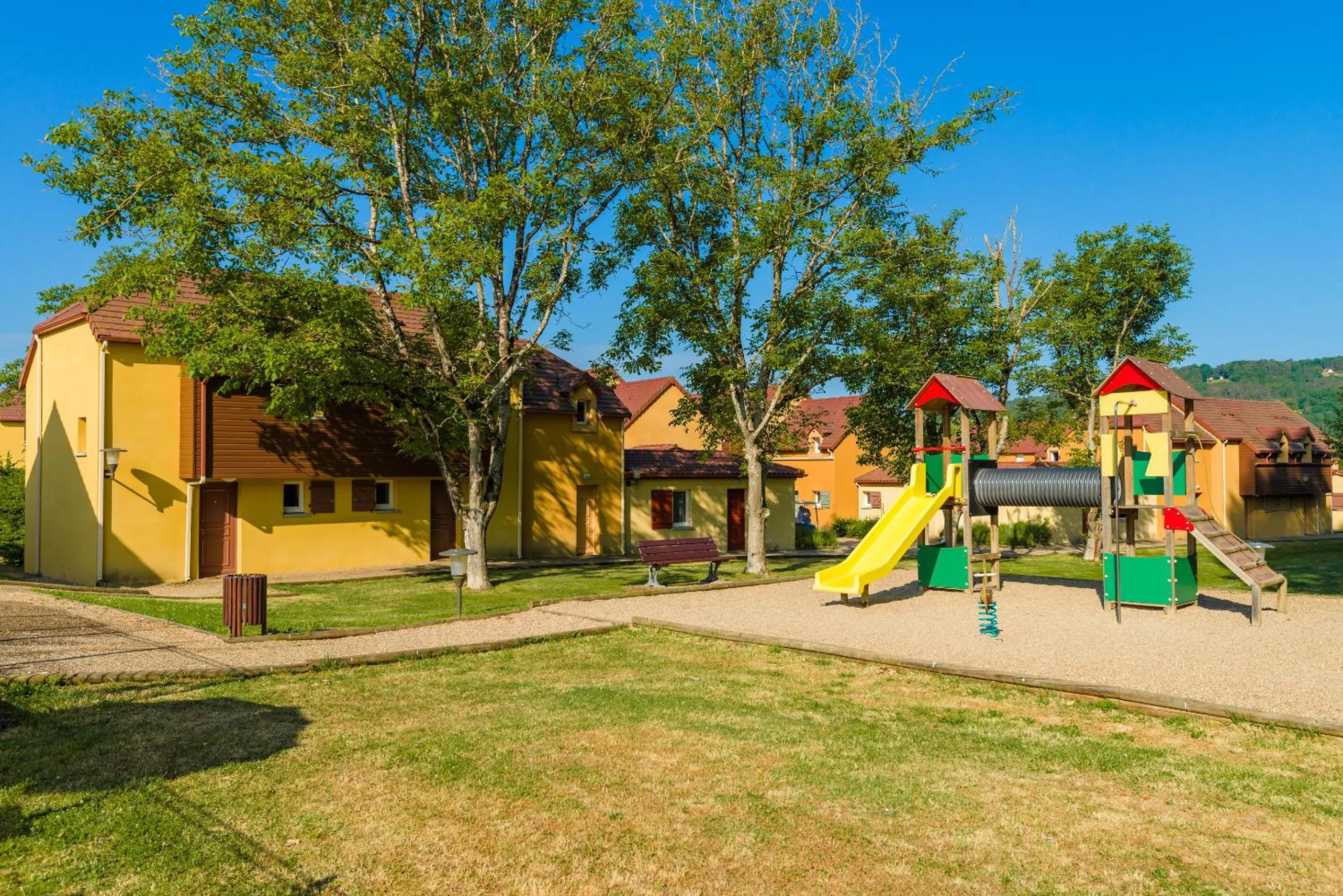 Children play ground in Lagrange Vacances Les Bastides de Lascaux