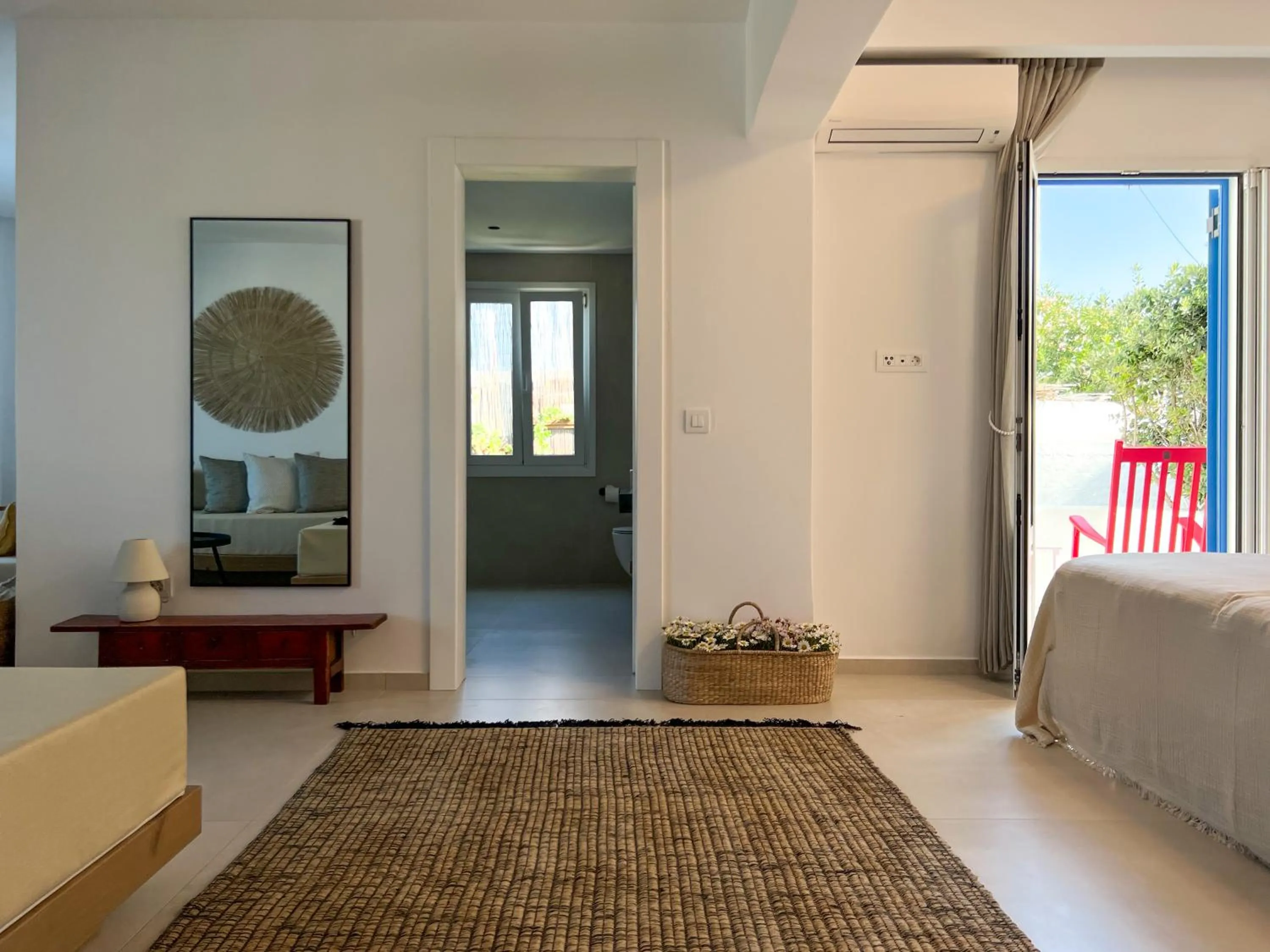 Seating area, Bed in Portobello Boutique Hotel