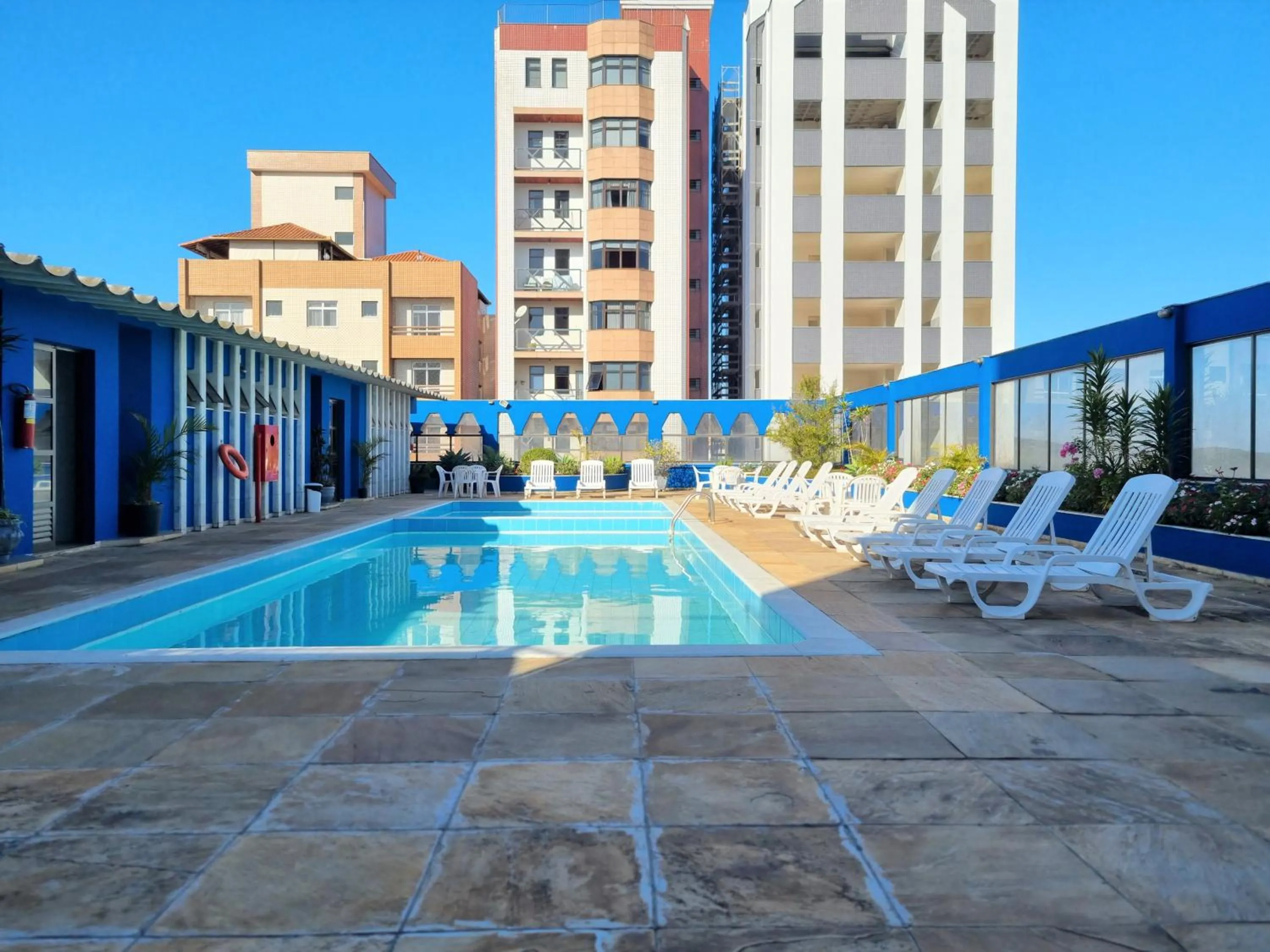 Swimming pool in Lucape Palace Hotel