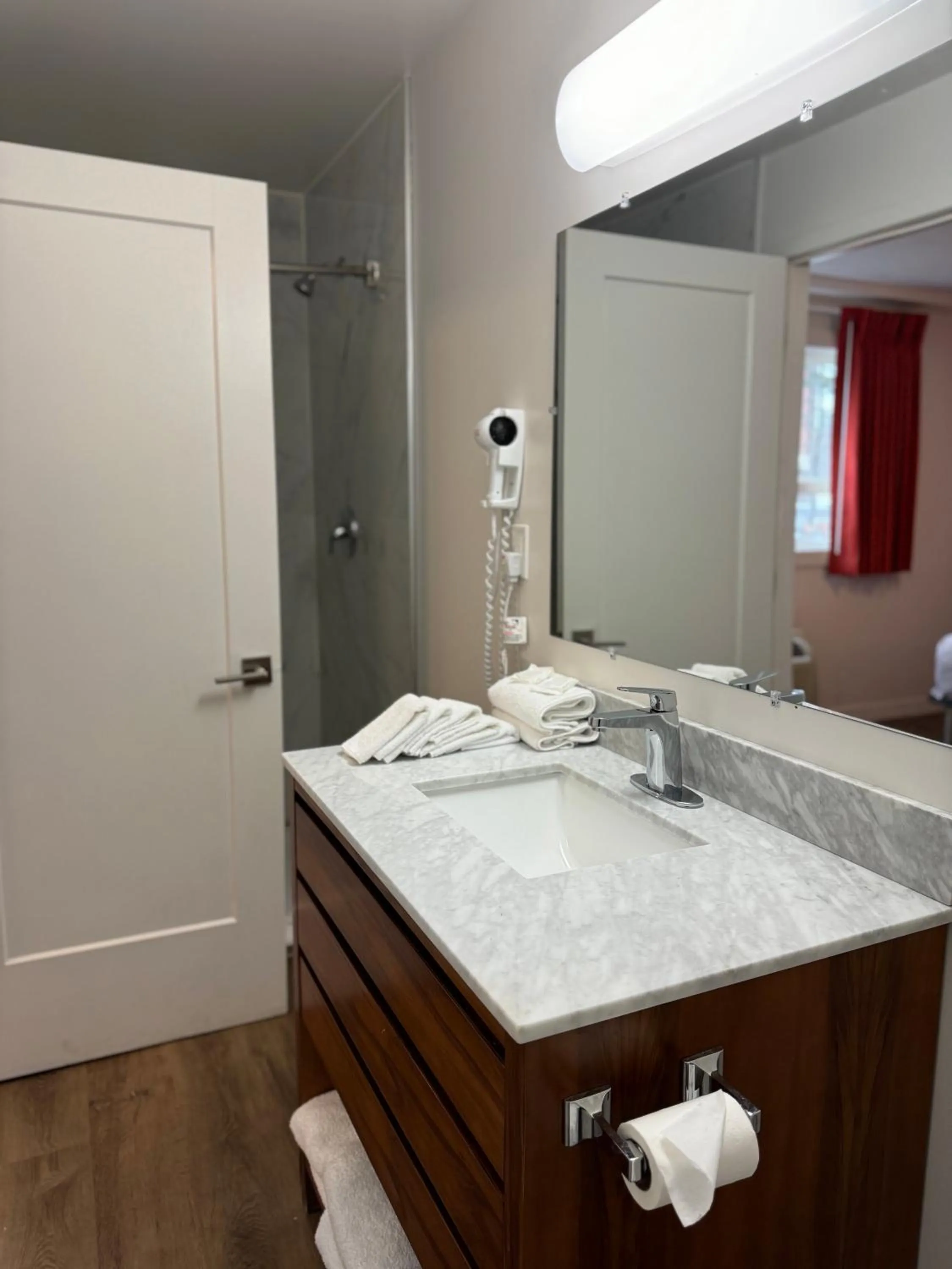 Shower in Motel 6-Moncton, NB