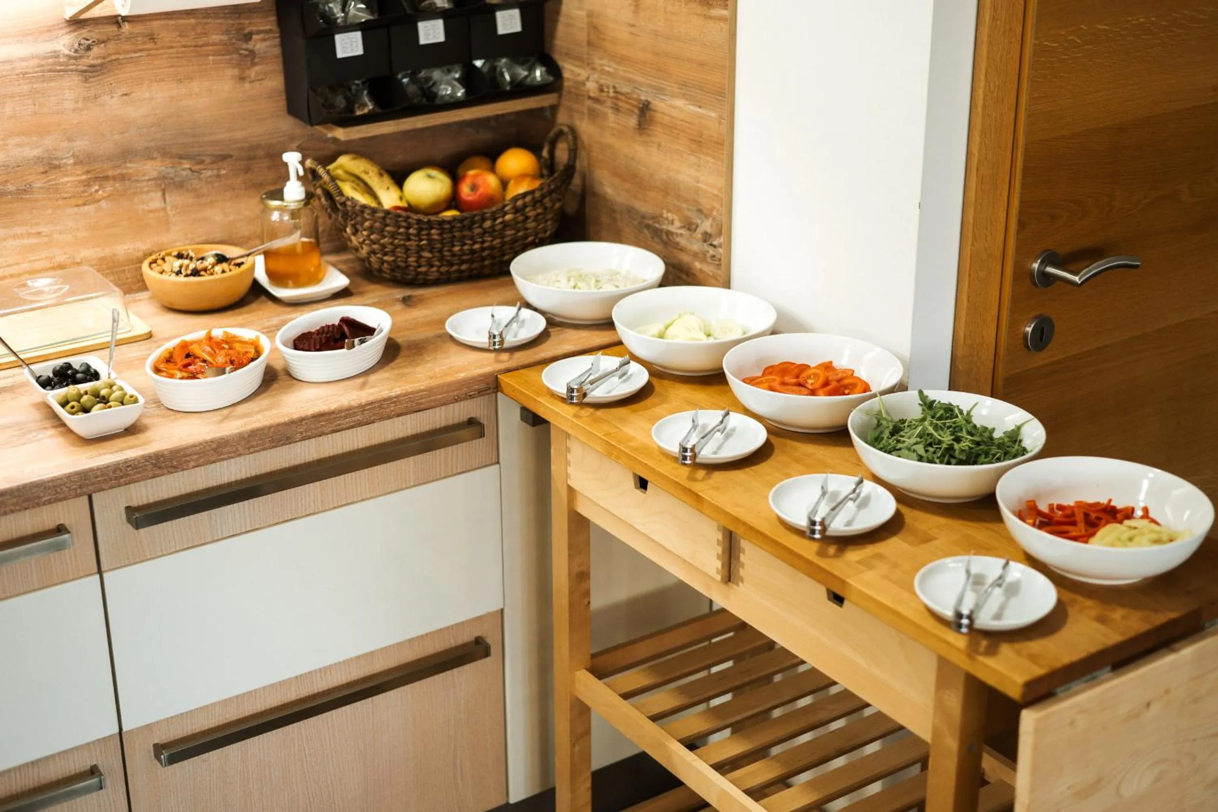 Kitchen or kitchenette in B&B Apartments Burić Plitvice Lakes