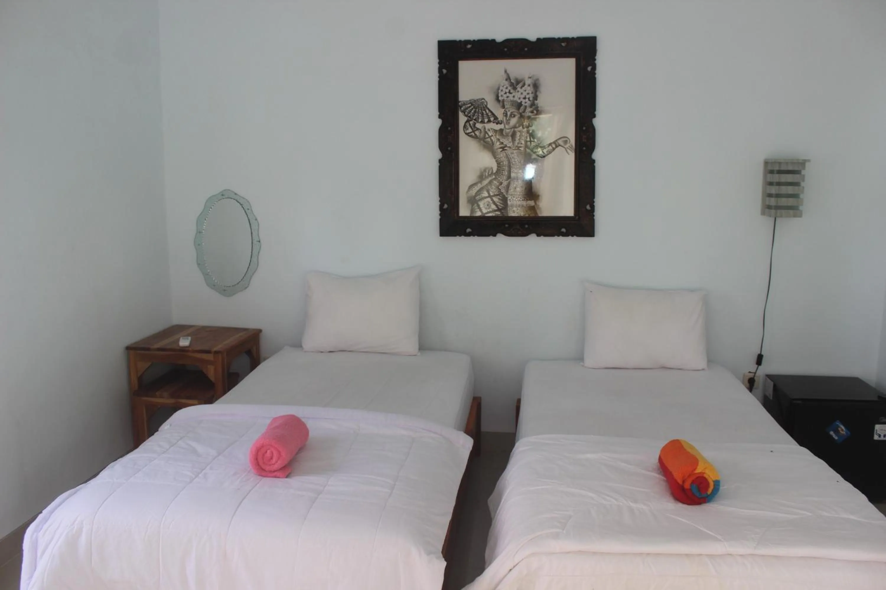 Bed in Wani Bali Resort