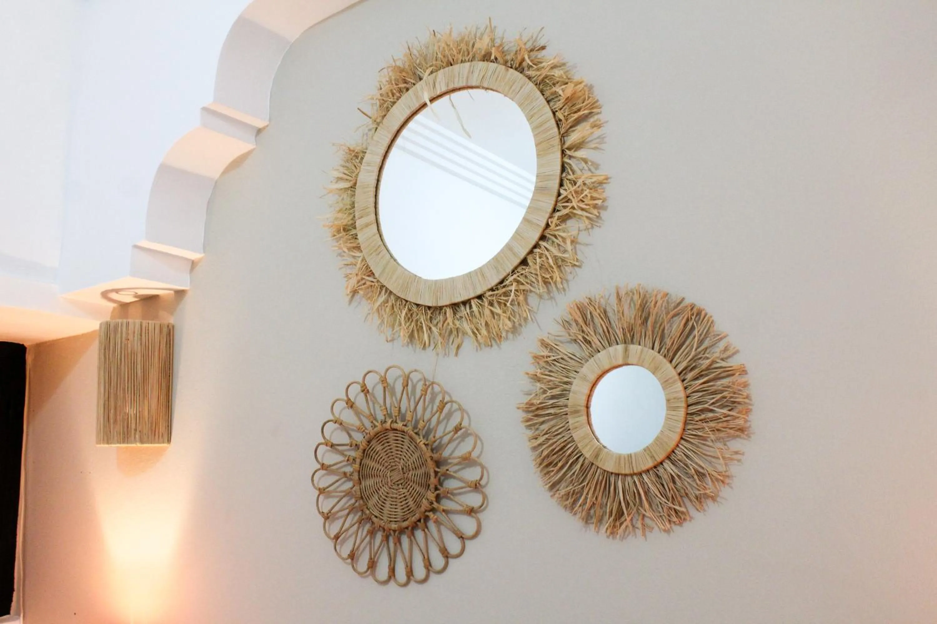 Decorative detail in Riad Amra