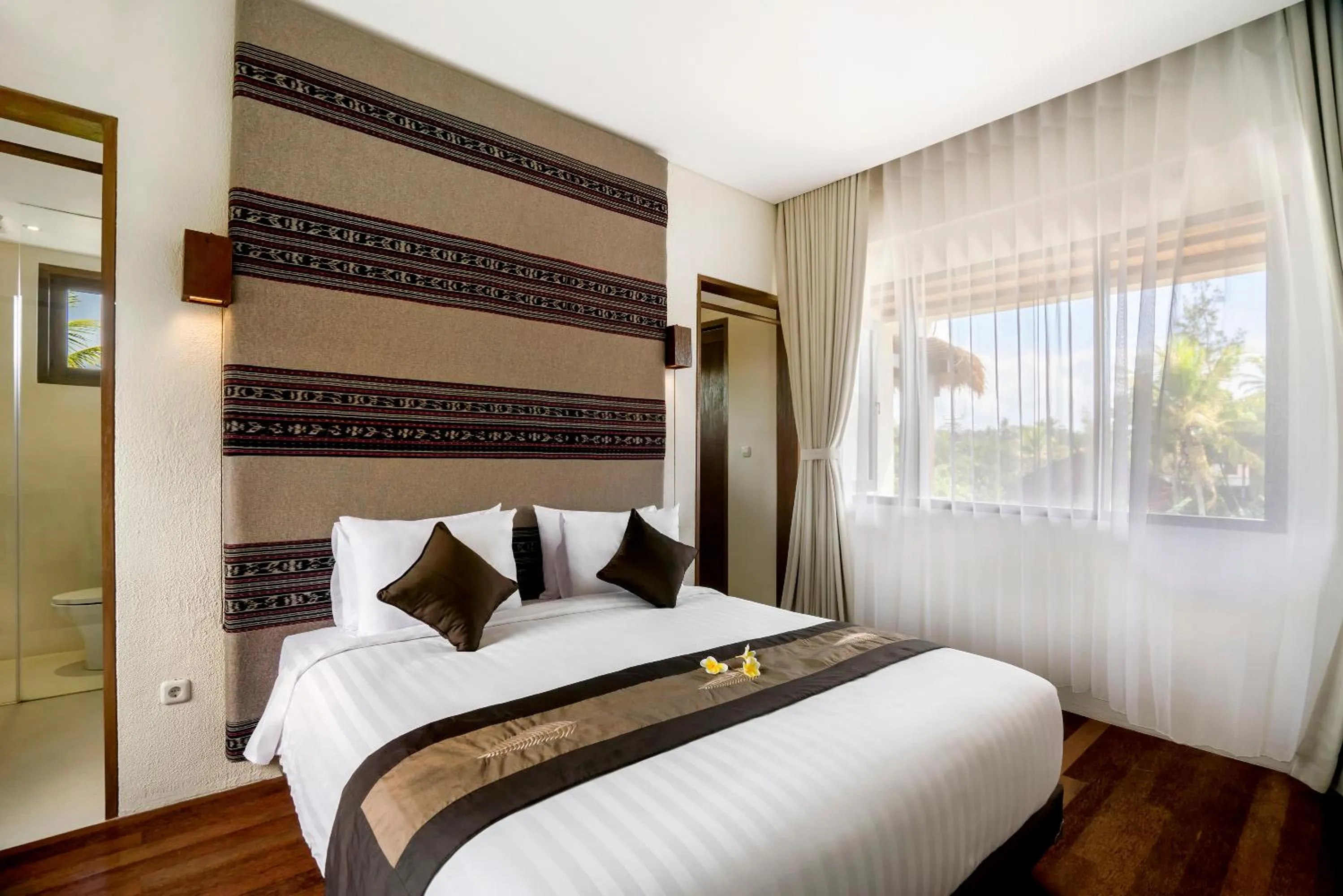 View (from property/room), Bed in Rumah Suweta