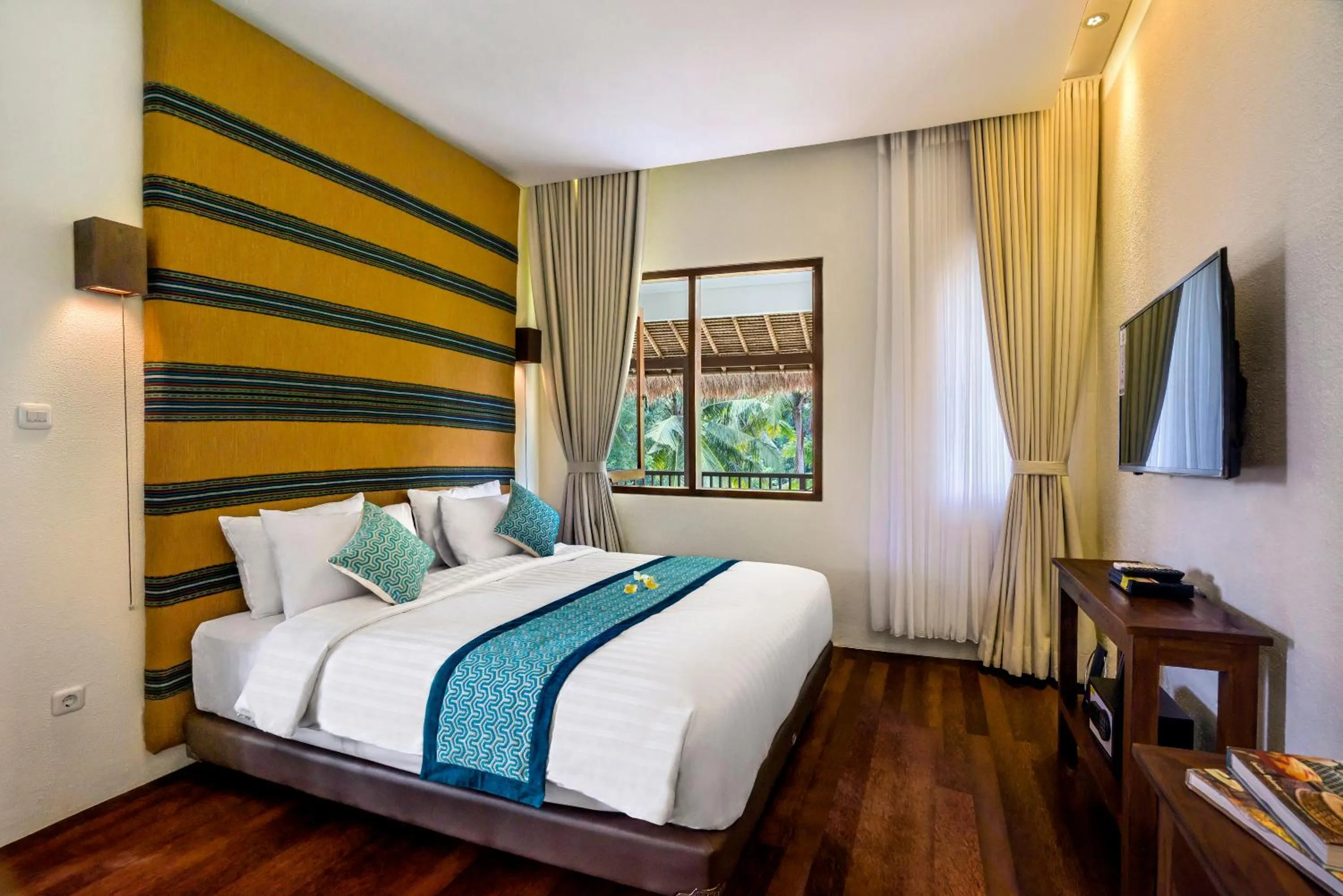 View (from property/room), Bed in Rumah Suweta