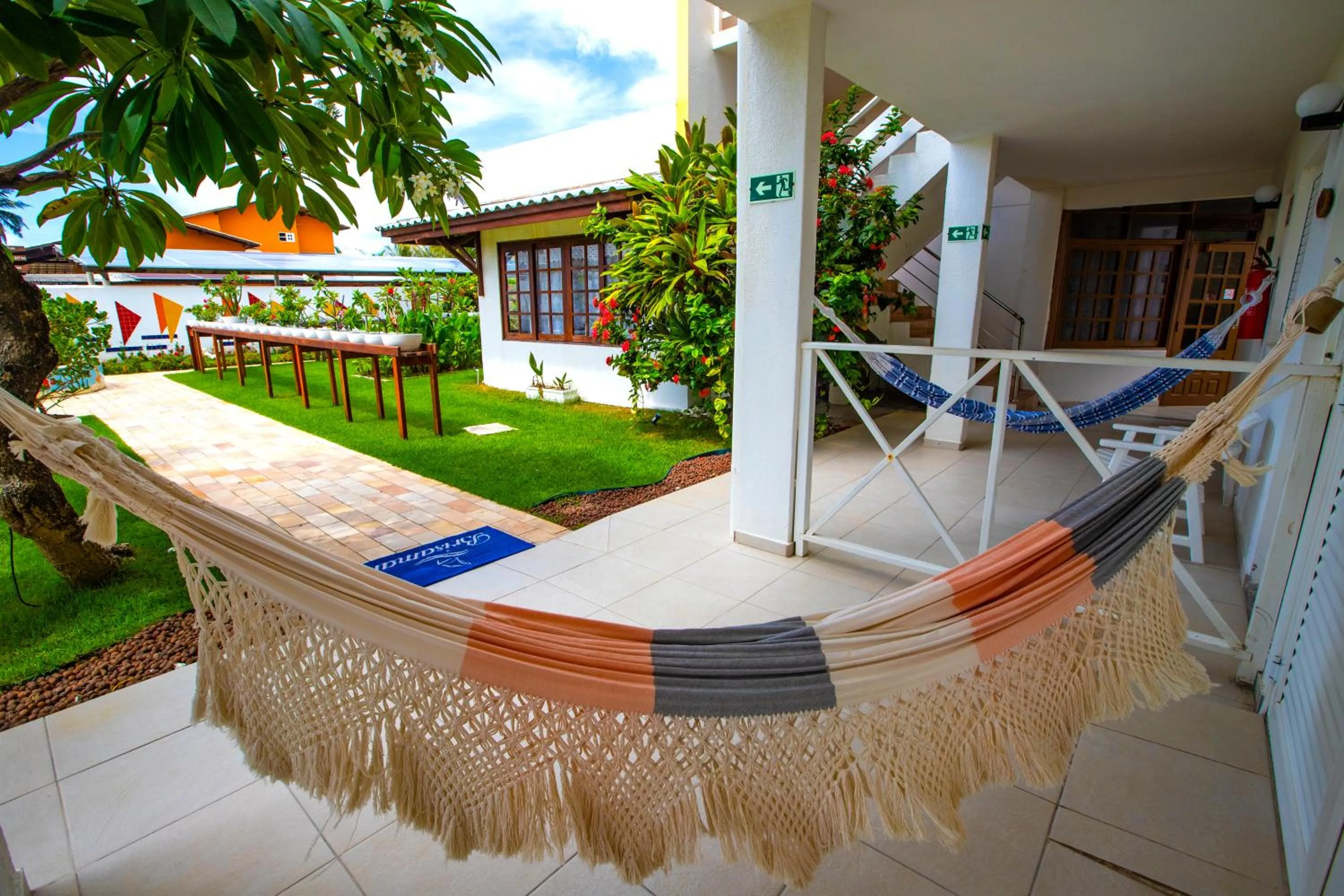 Garden view in Brisamar Hotel Pousada