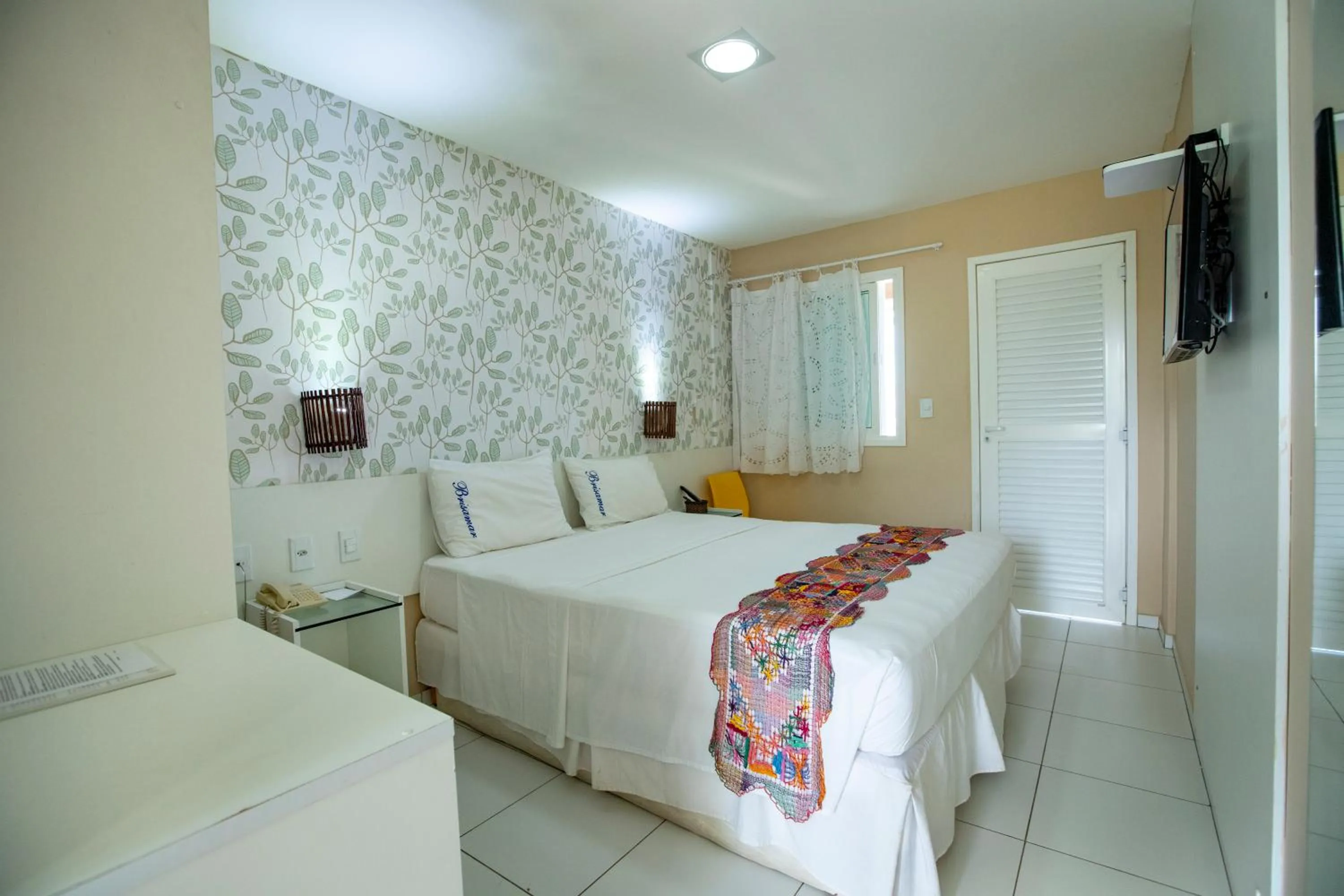 Bedroom, Bed in Brisamar Hotel Pousada