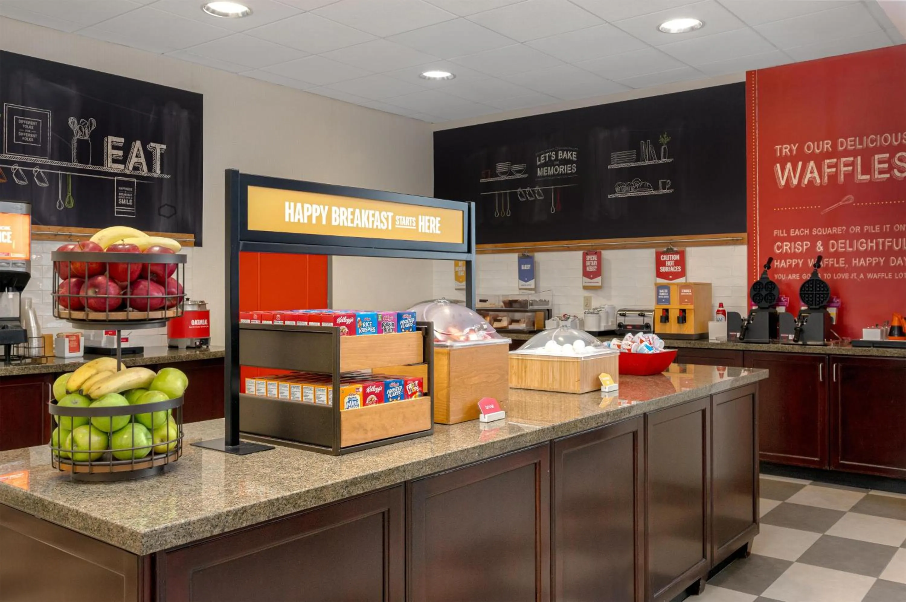 Breakfast in Hampton Inn & Suites Wilkes-Barre