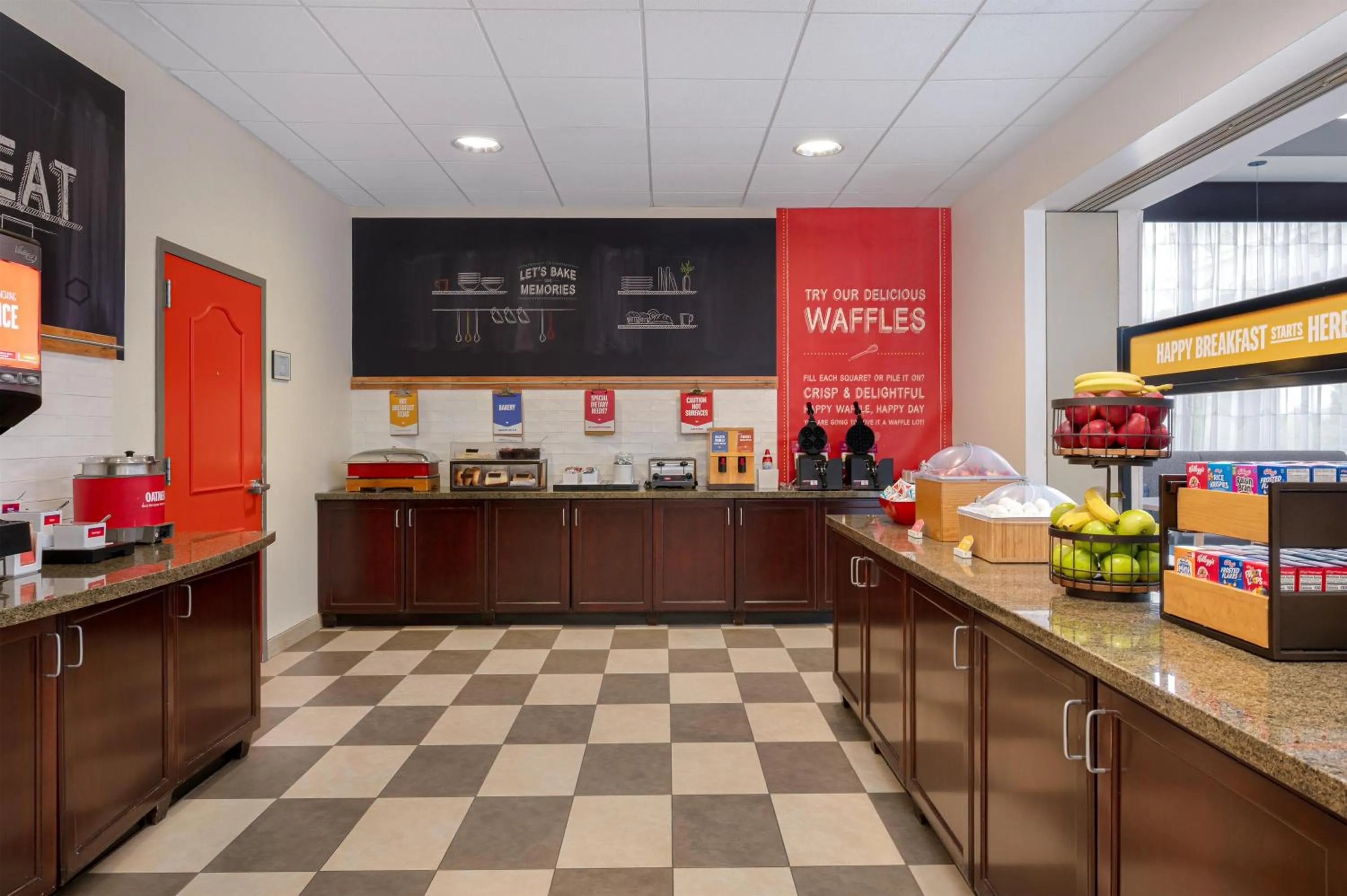 Breakfast in Hampton Inn & Suites Wilkes-Barre