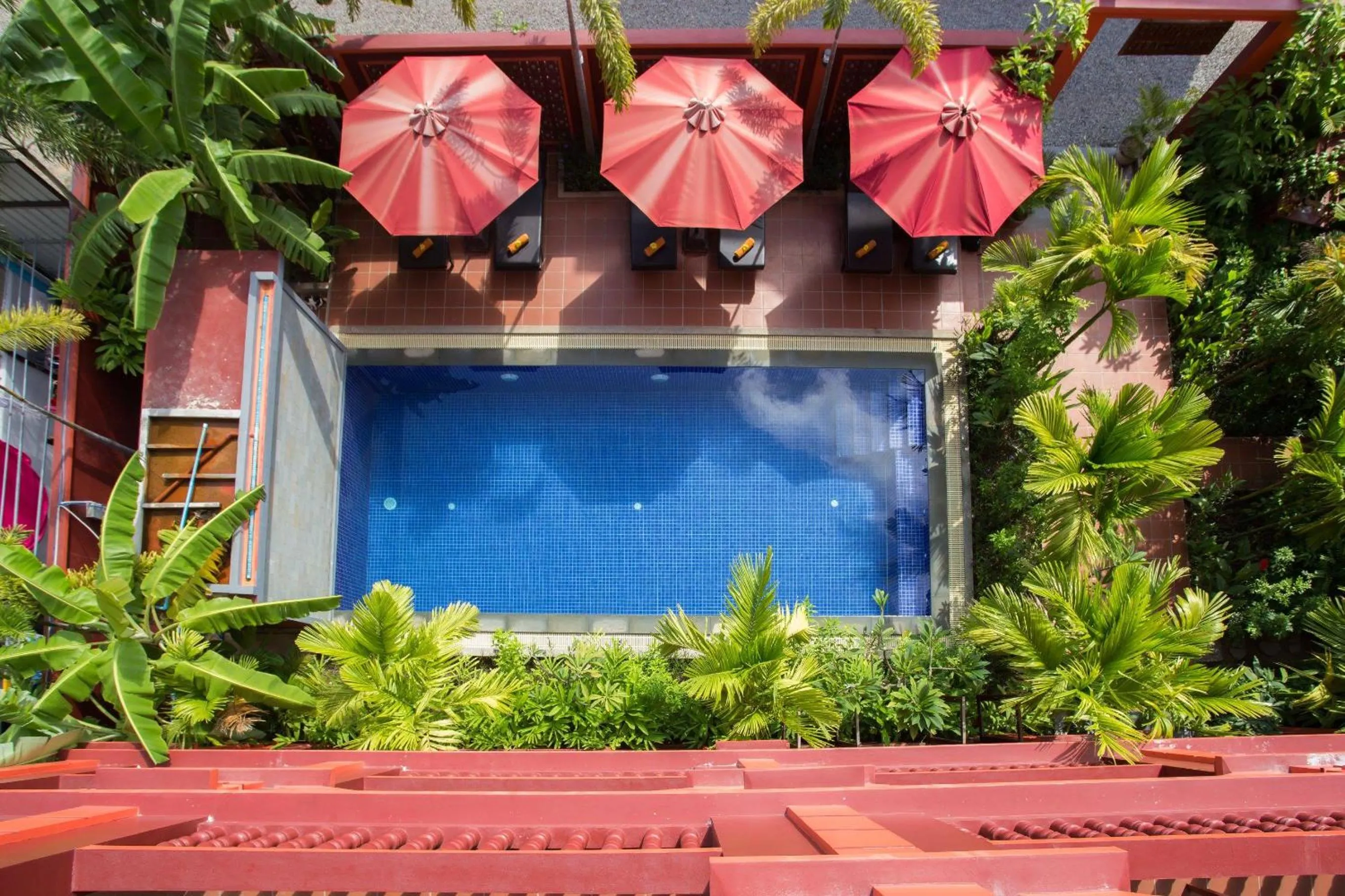 Pool view in Bou Savy Villa