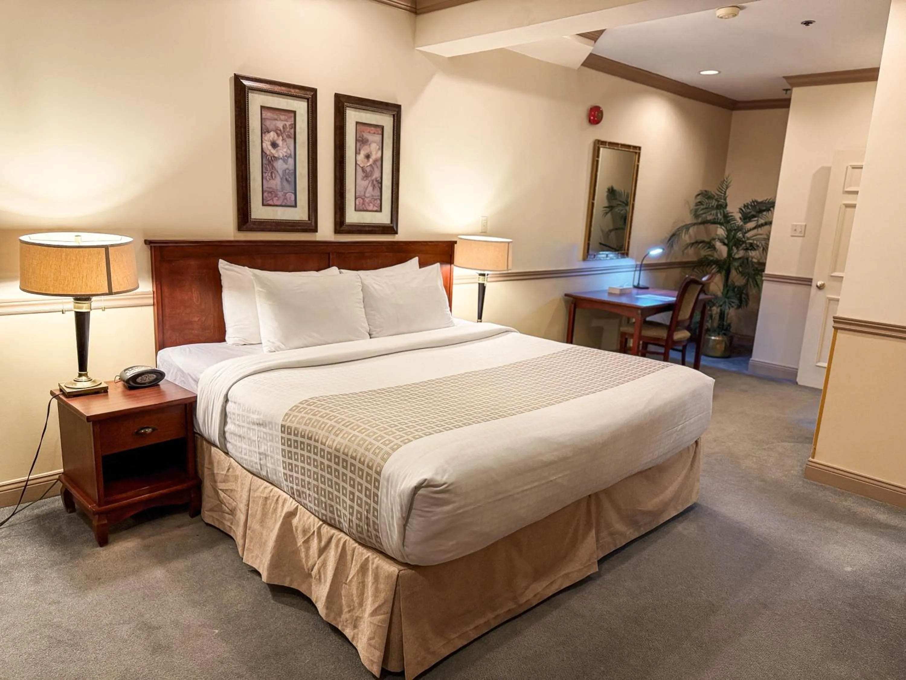 Bed in Inn on the Lake