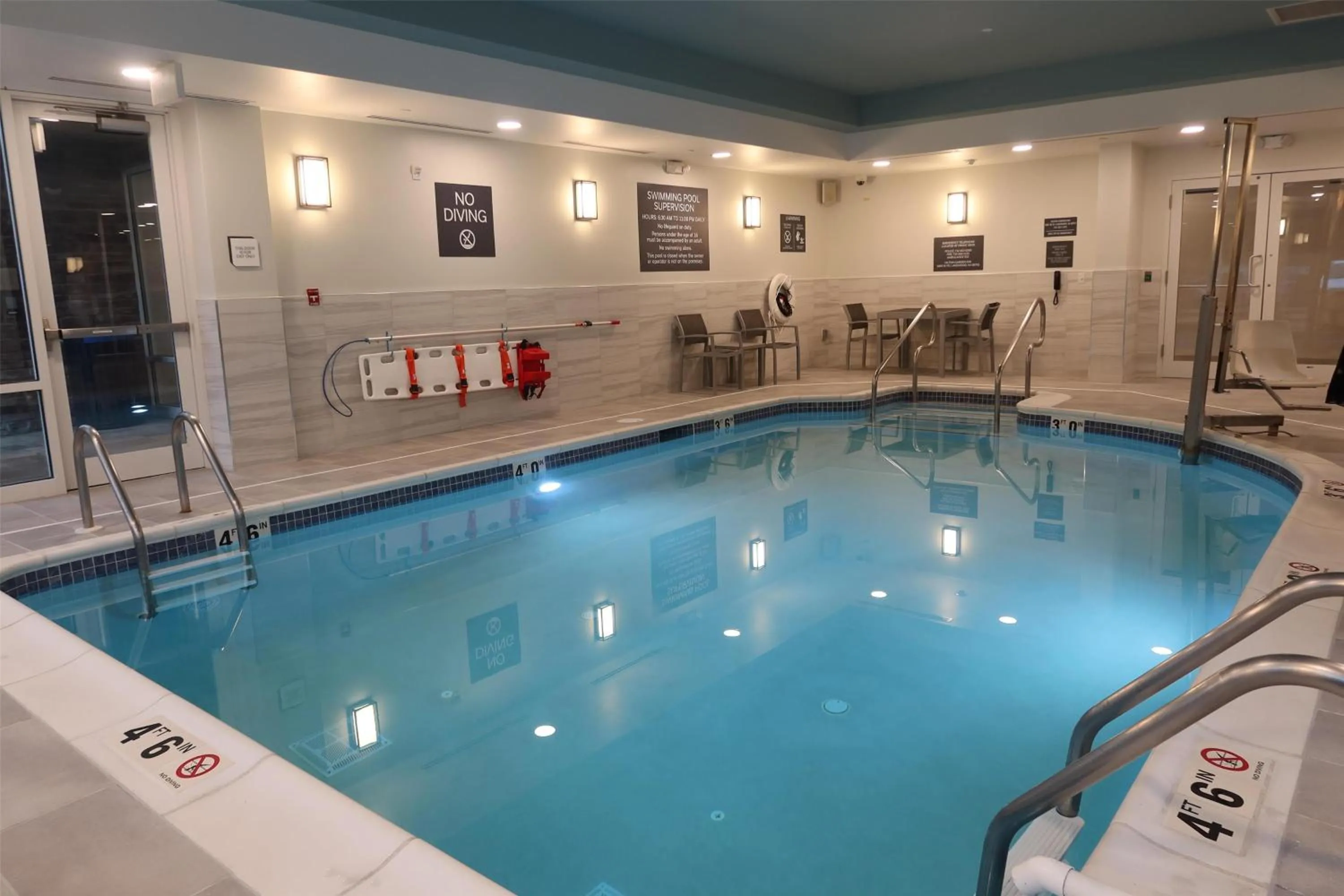 Pool view in Hilton Garden Inn Lakewood