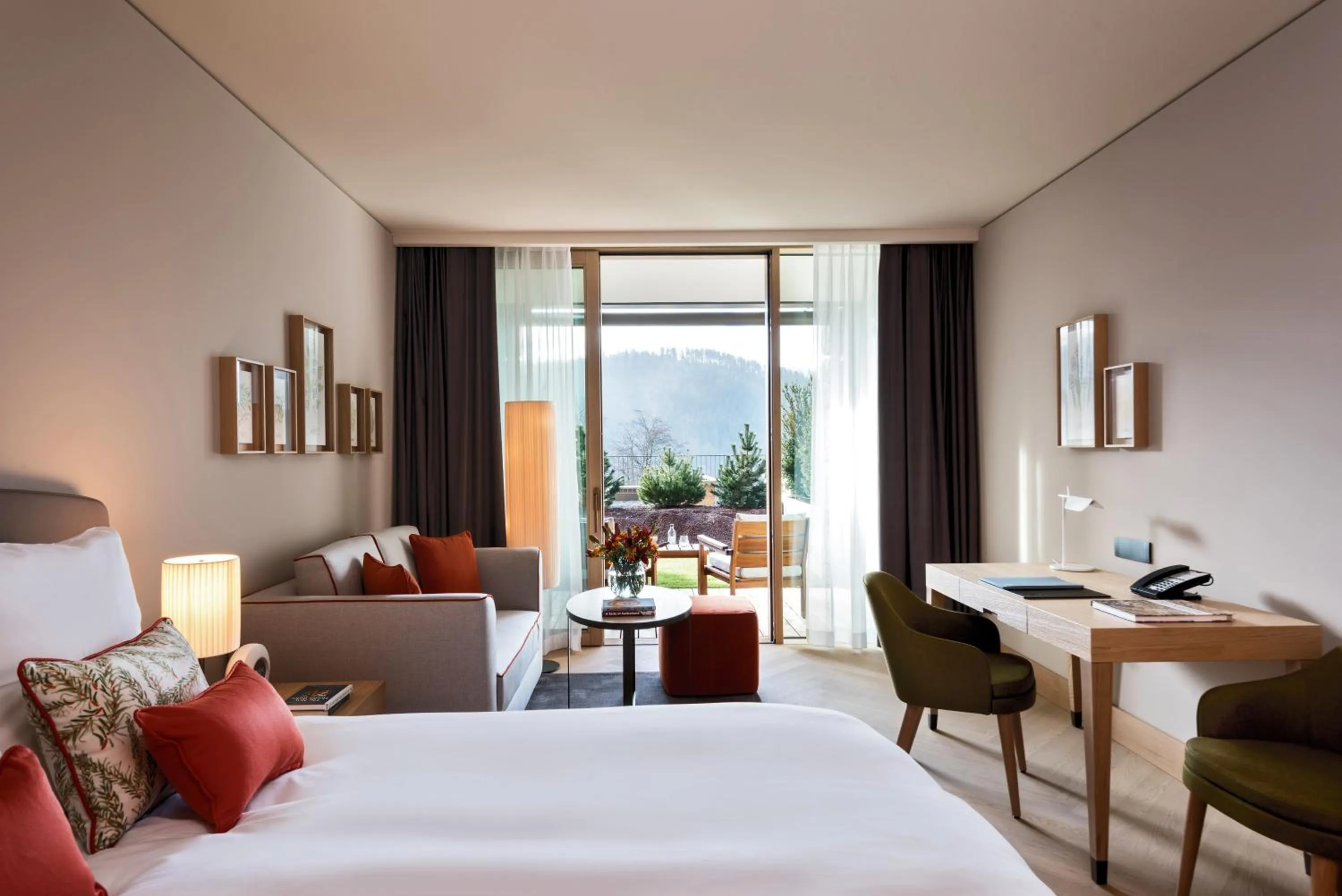 Bed in Waldhotel by Bürgenstock