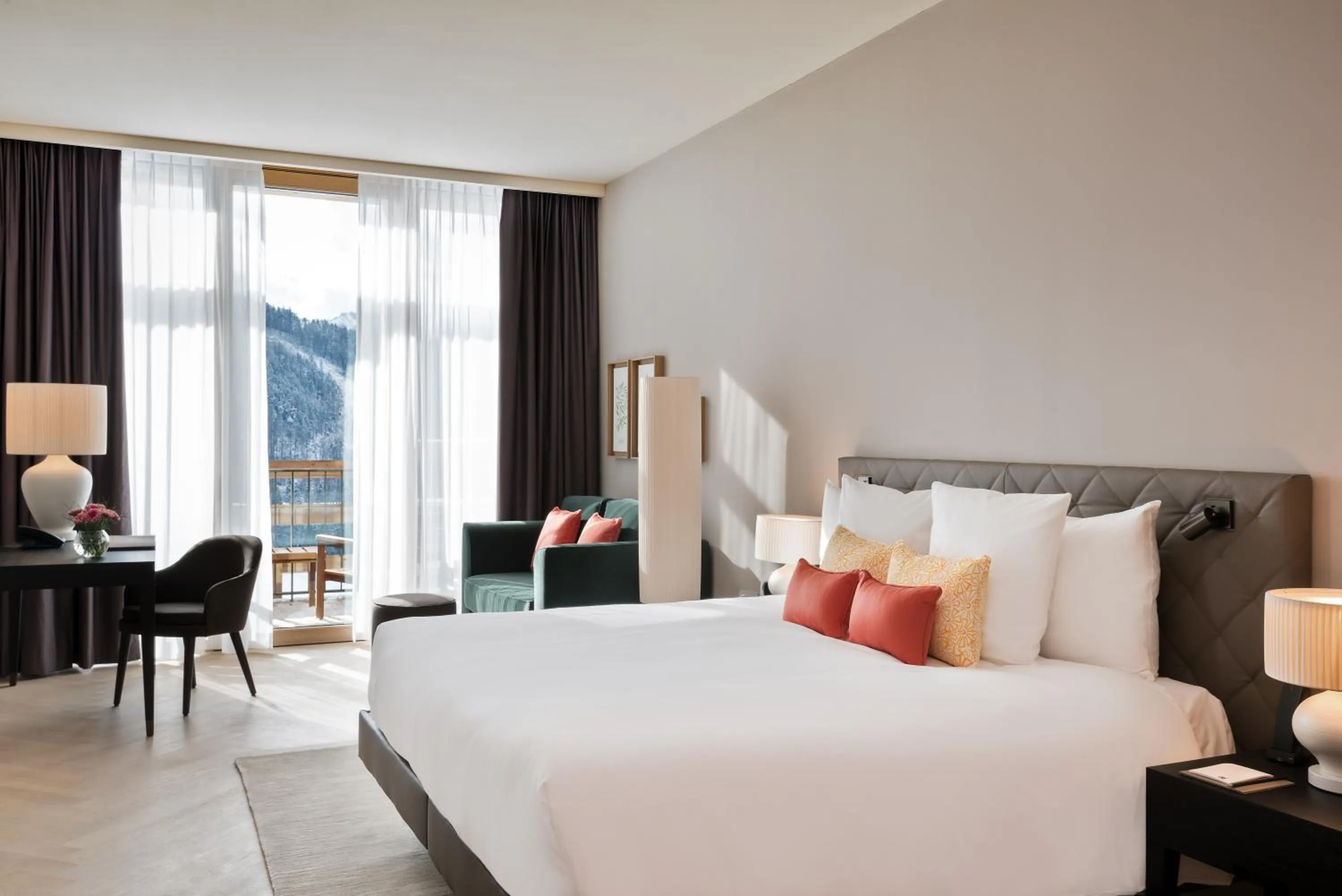 Bed in Waldhotel by Bürgenstock