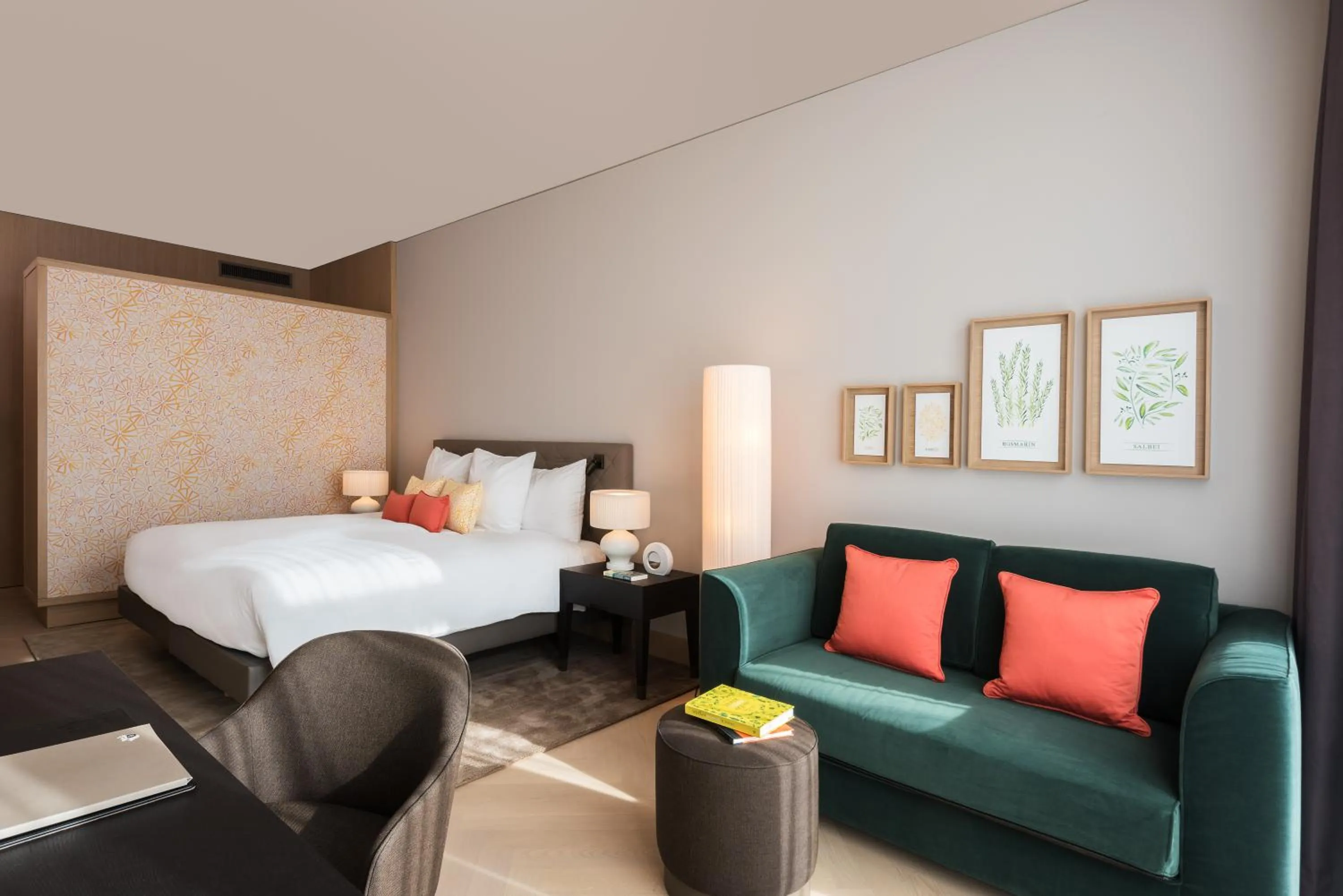 Bed in Waldhotel by Bürgenstock