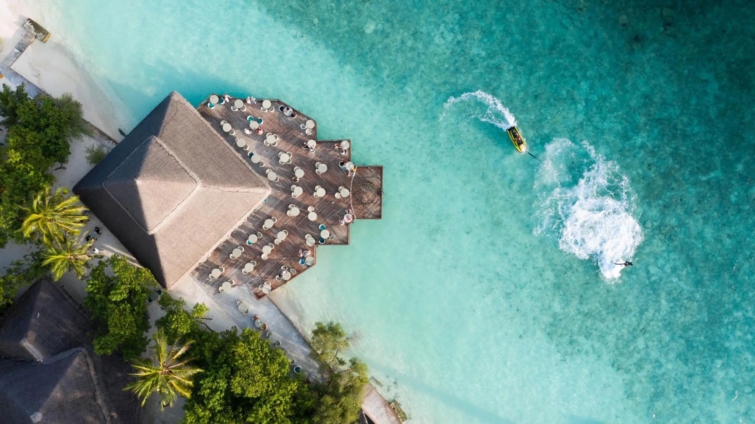 Bird's eye view in Adaaran Club Rannalhi - All Inclusive - 45 Minutes away from Male by Speedboat