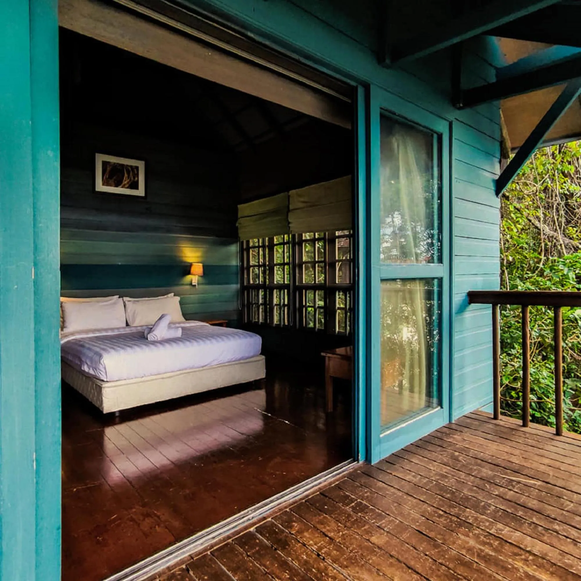 Bed in Permai Rainforest Resort