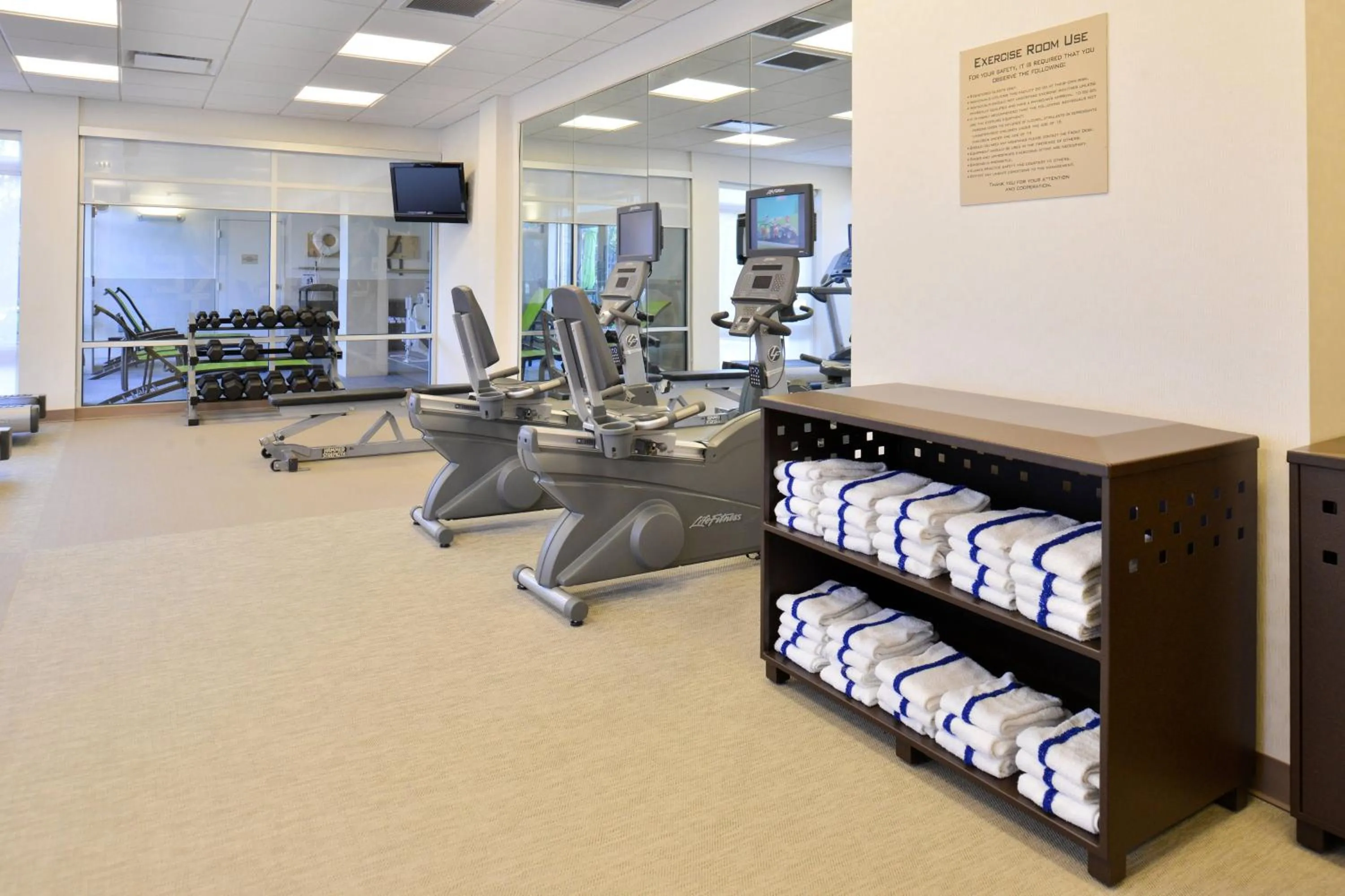 Fitness centre/facilities in Springhill Suites by Marriott Detroit Metro Airport Romulus