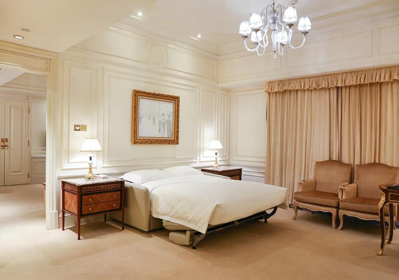 Bed in Legendale Hotel Beijing