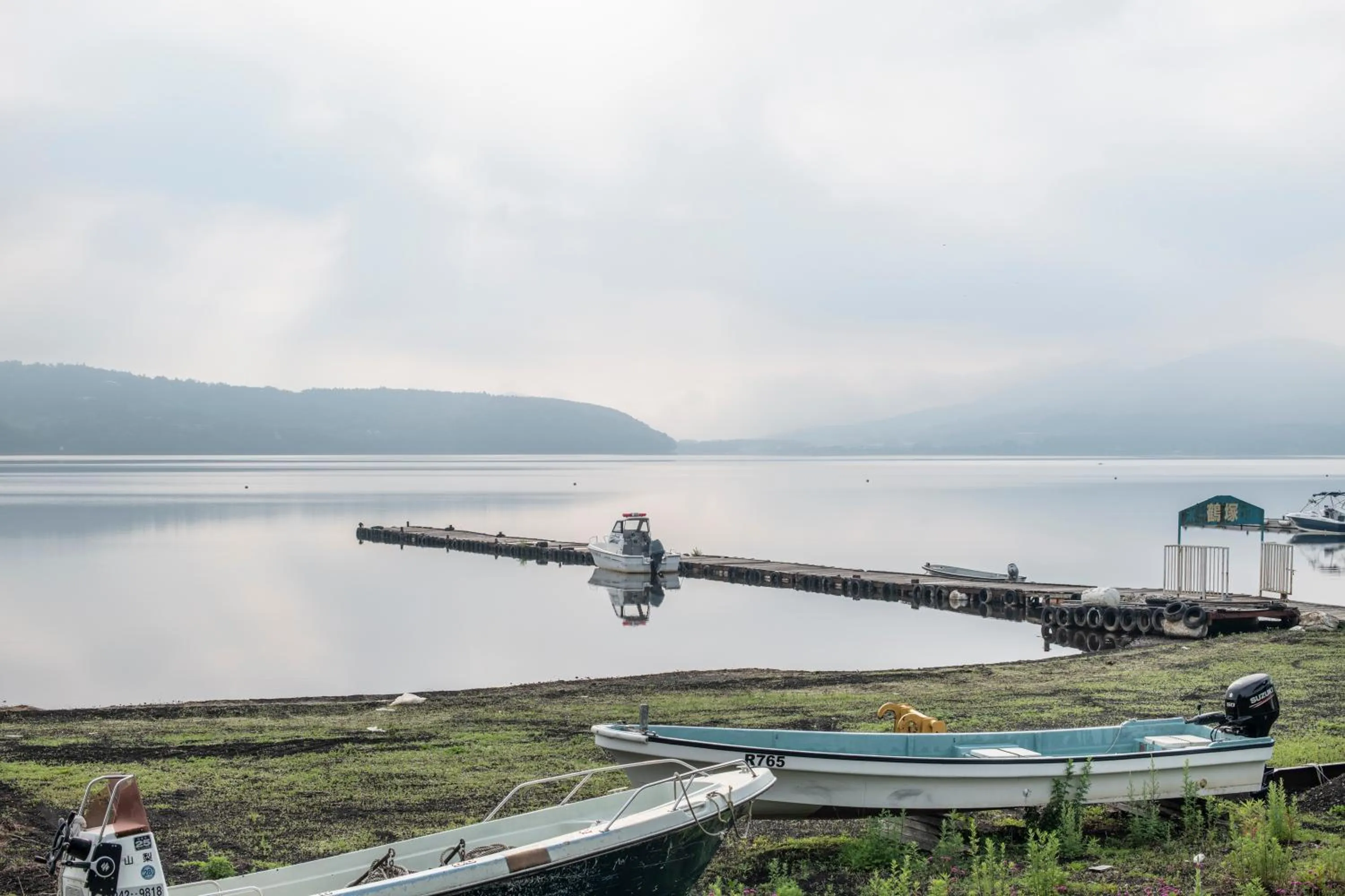 Off site in Yamanaka Lake Ryozan