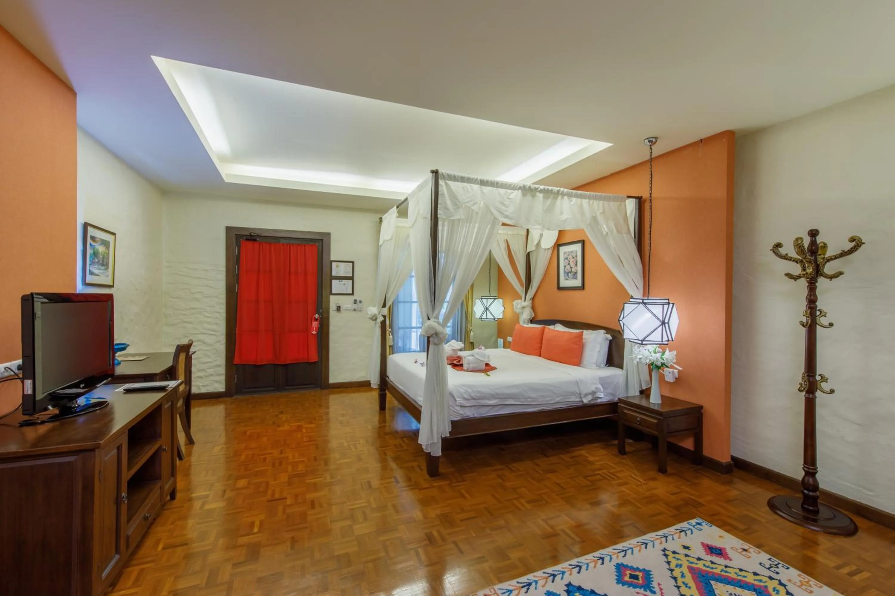 Bed in Vdara Pool Resort Spa Chiang Mai