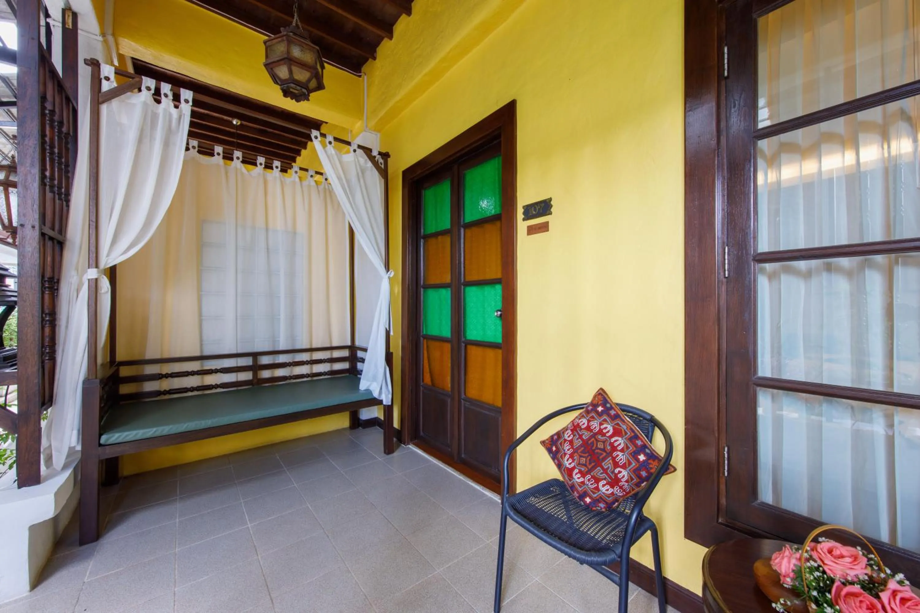 Bed in Vdara Pool Resort Spa Chiang Mai